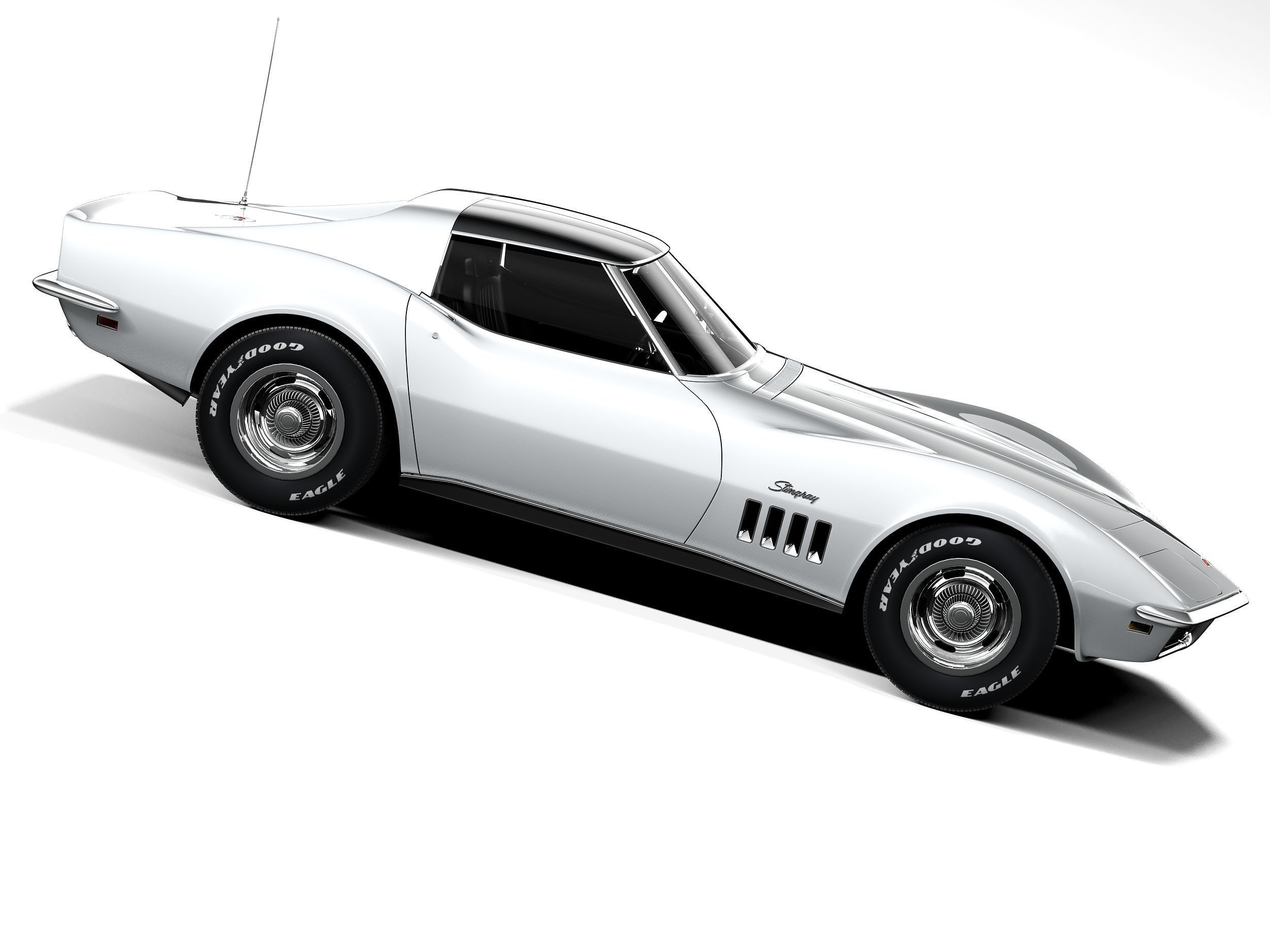 Chevrolet Corvette C3 1969 3D model_6