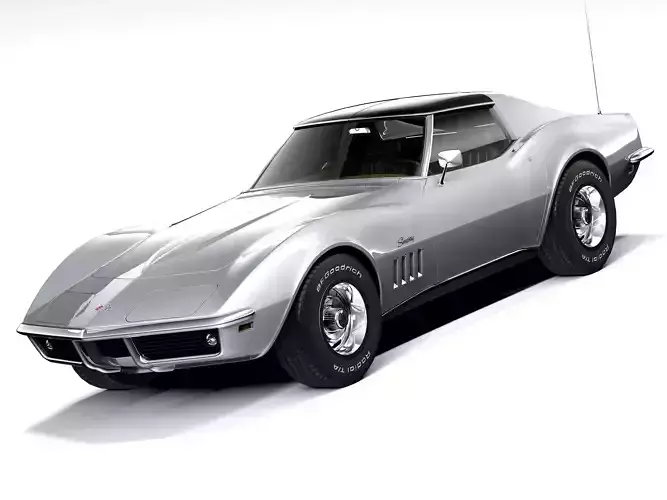 Chevrolet Corvette C3 1969 LowPoly