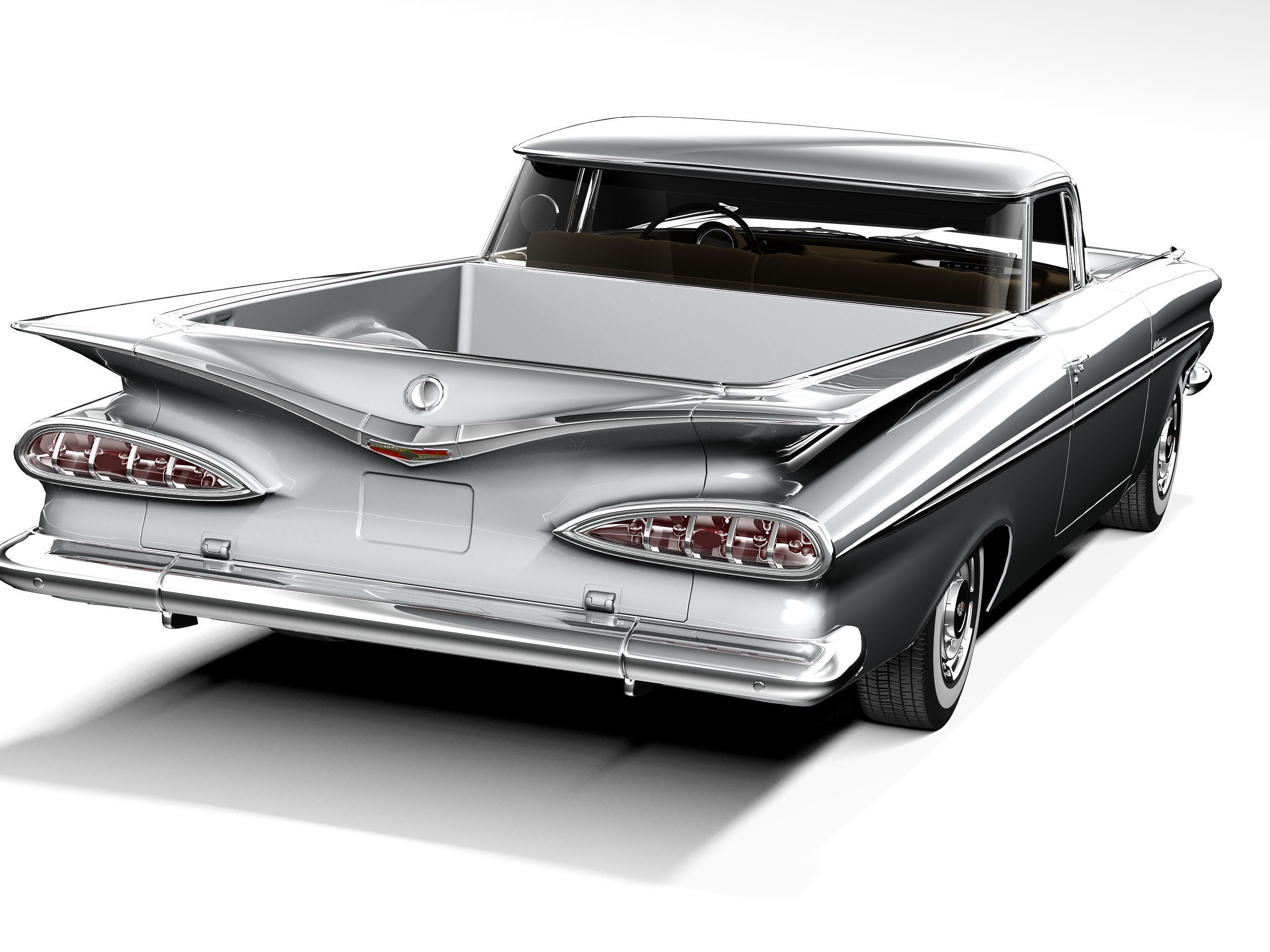Chevrolet El Camino 1959 3D model_5