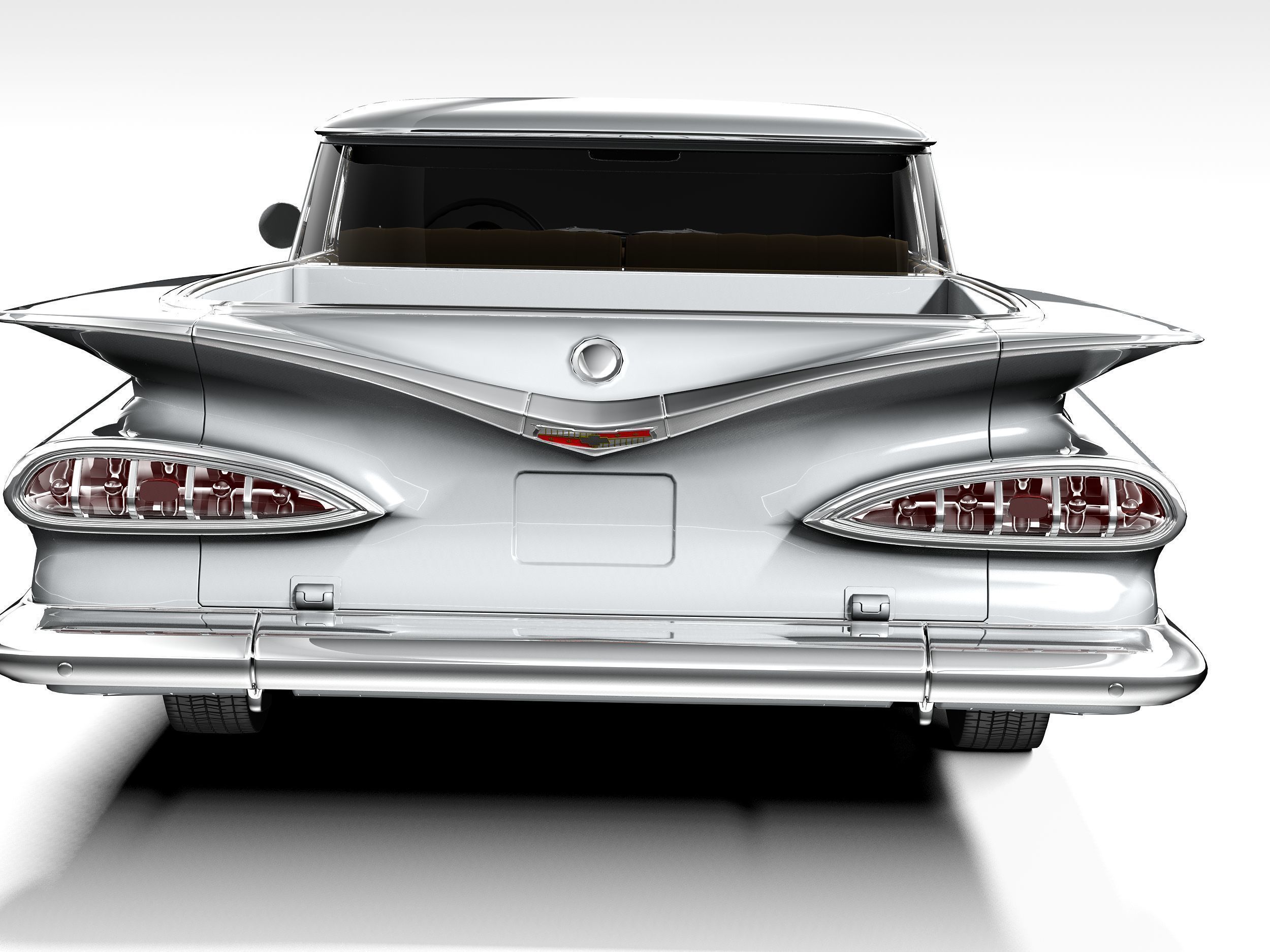 Chevrolet El Camino 1959 3D model_8