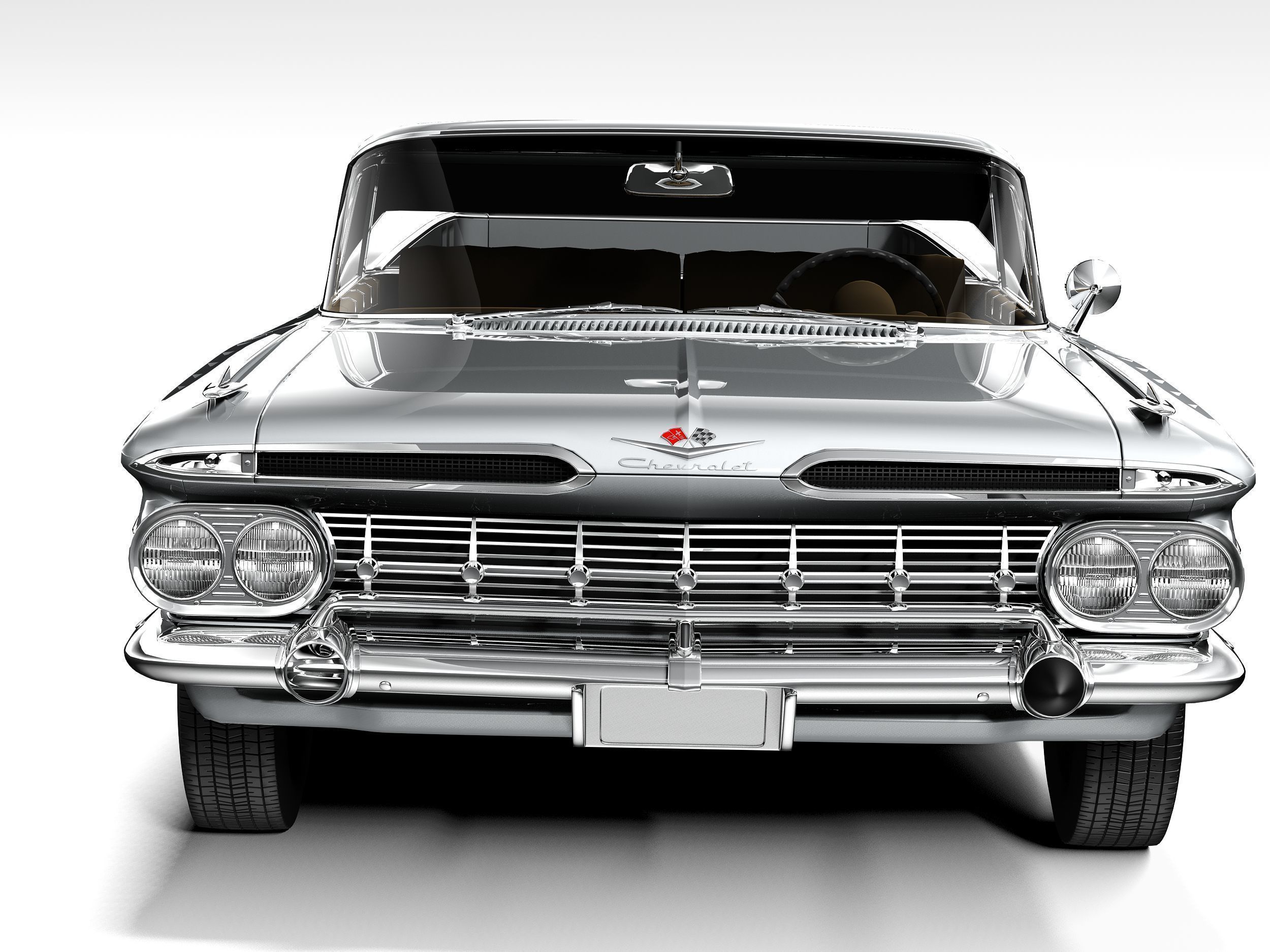 Chevrolet El Camino 1959 3D model_9