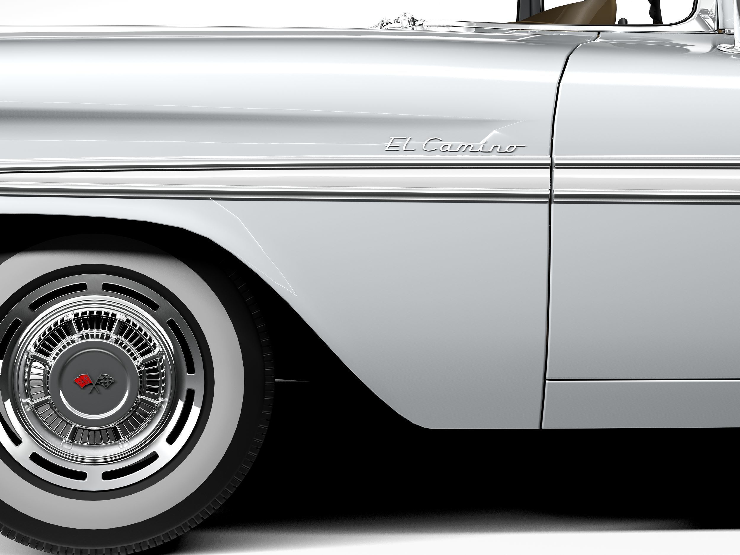 Chevrolet El Camino 1959 3D model_10