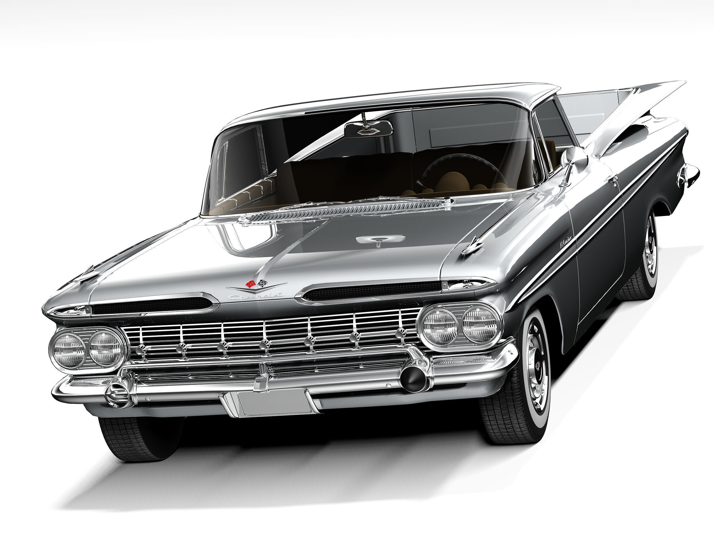 Chevrolet El Camino 1959 3D model_1
