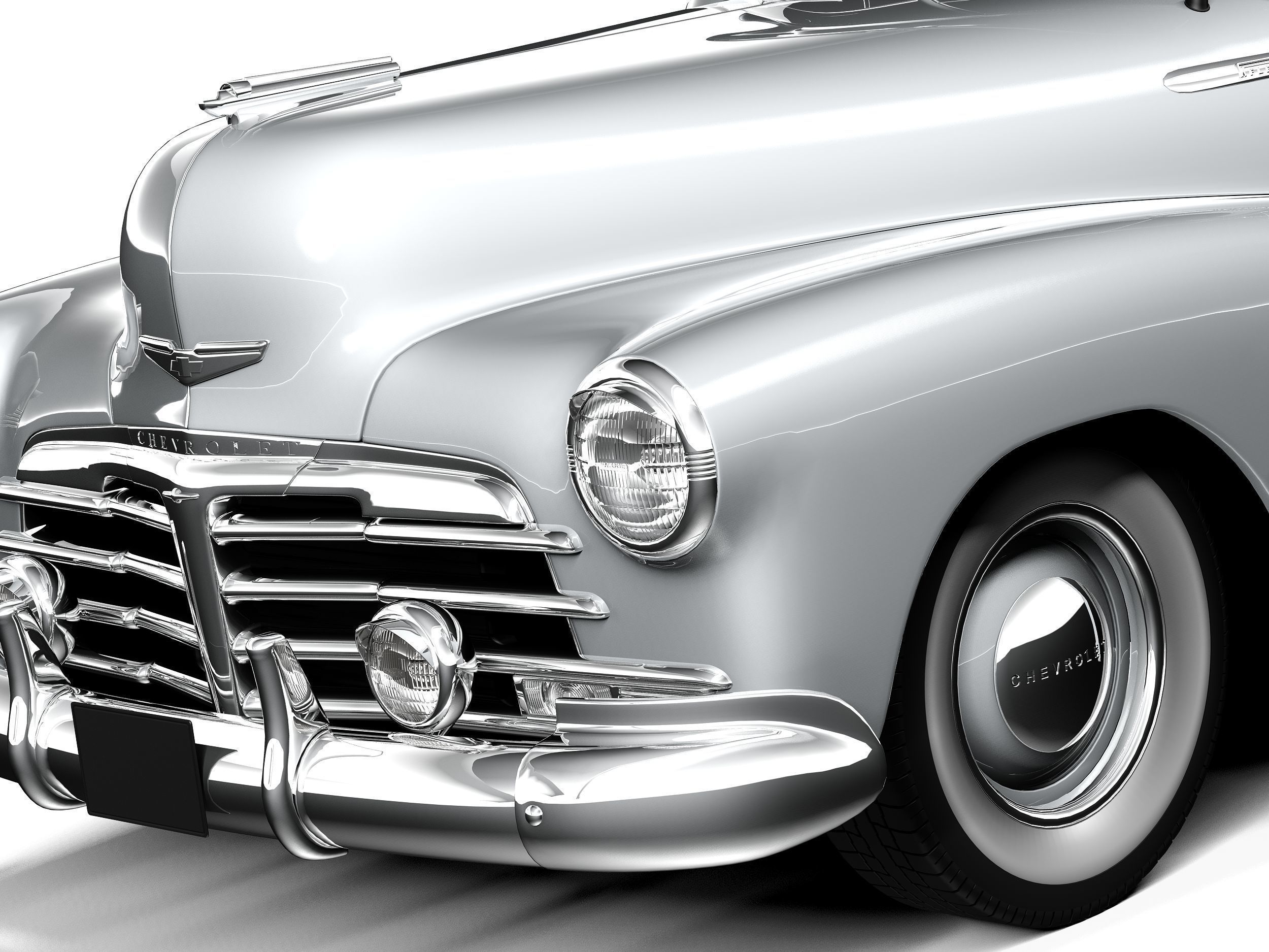Chevrolet Fleetline Aerosedan 1948 3D model_2