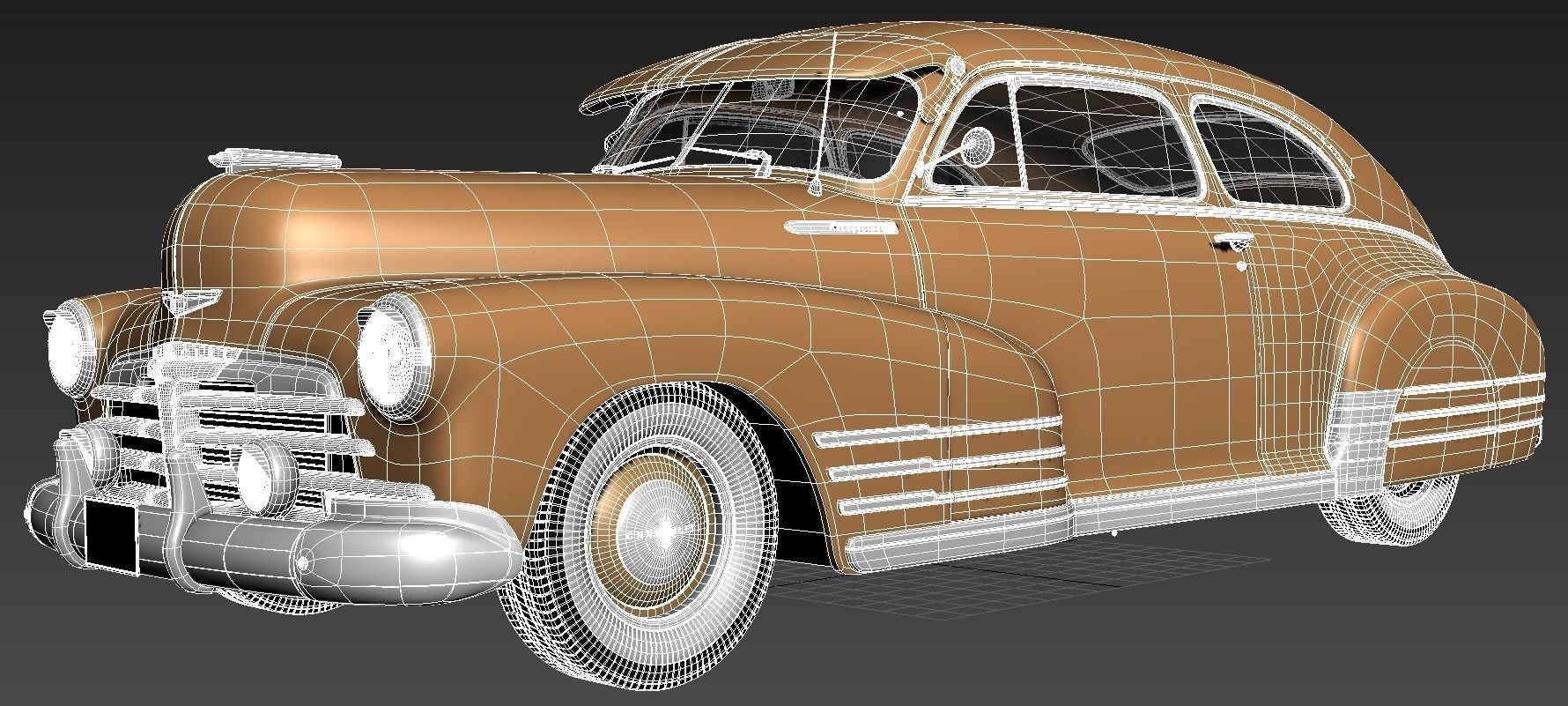 Chevrolet Fleetline Aerosedan 1948 3D model_12