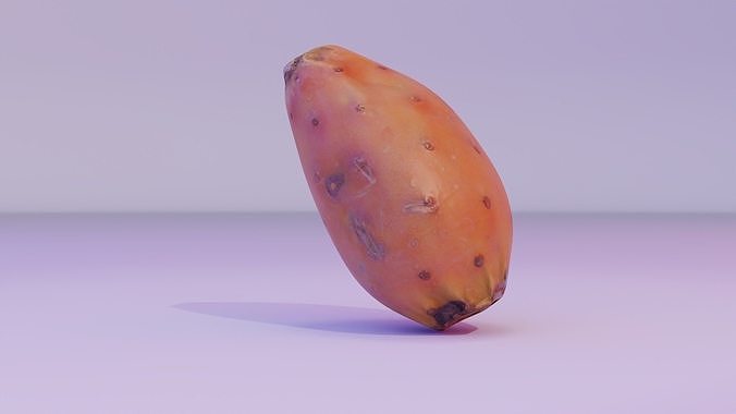 Prickly pear 03 Low-poly 3D model 4