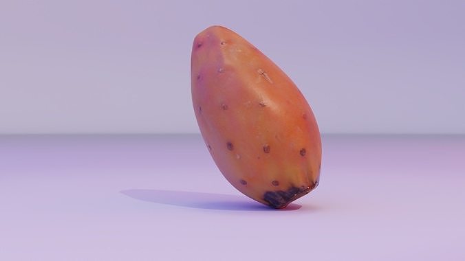 Prickly pear 03 Low-poly 3D model 6