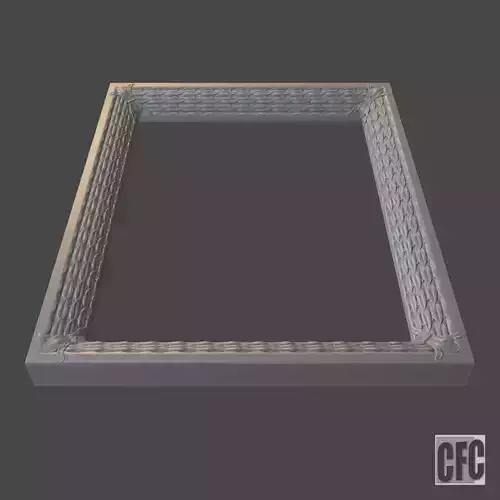 Mirror - picture frame - 3d model for CNC - MirrorFrameCFC12