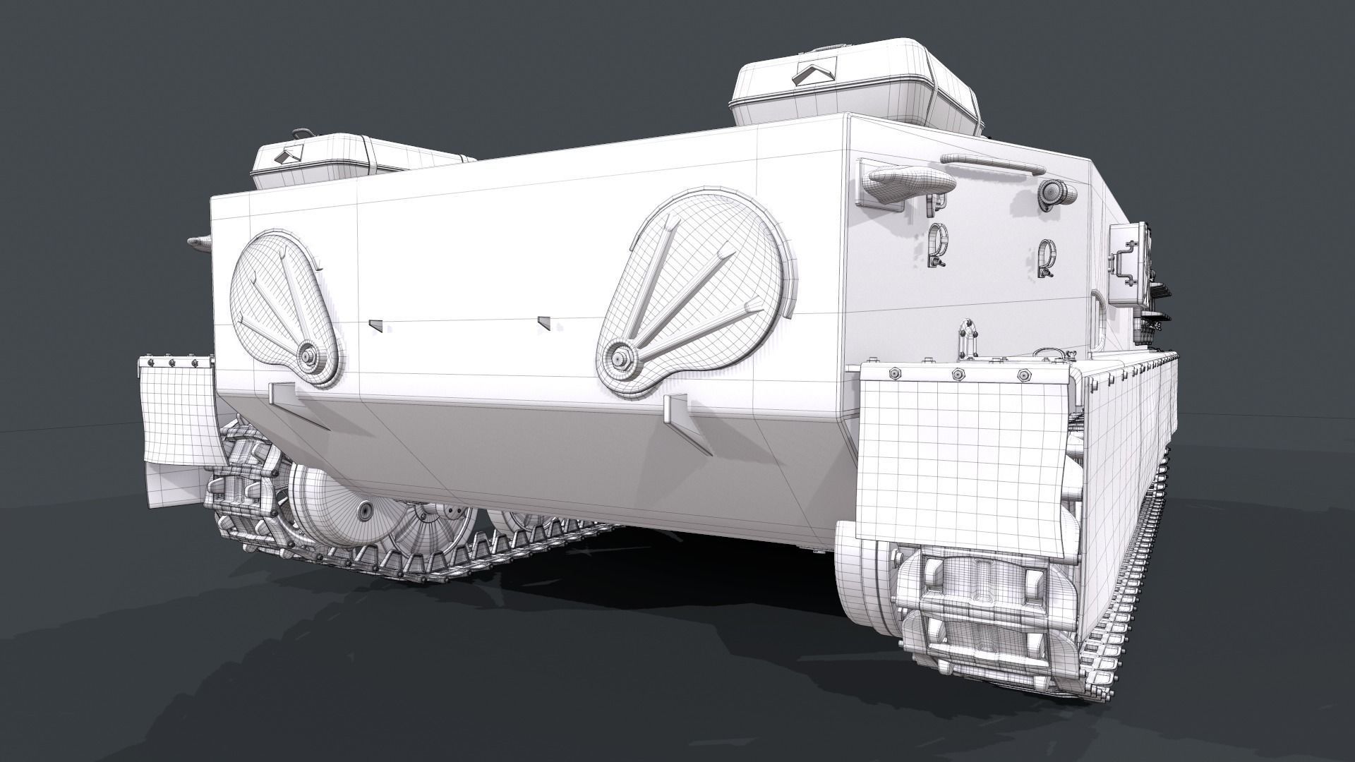 Soviet Tank PT 76 3D model_20