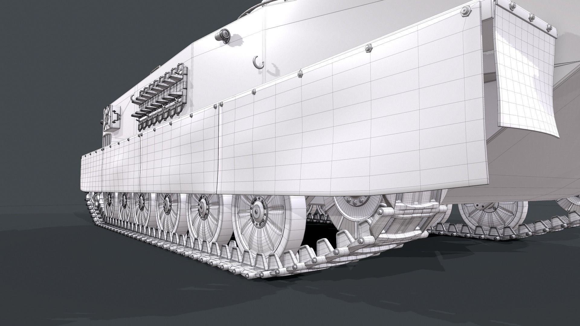 Soviet Tank PT 76 3D model_18