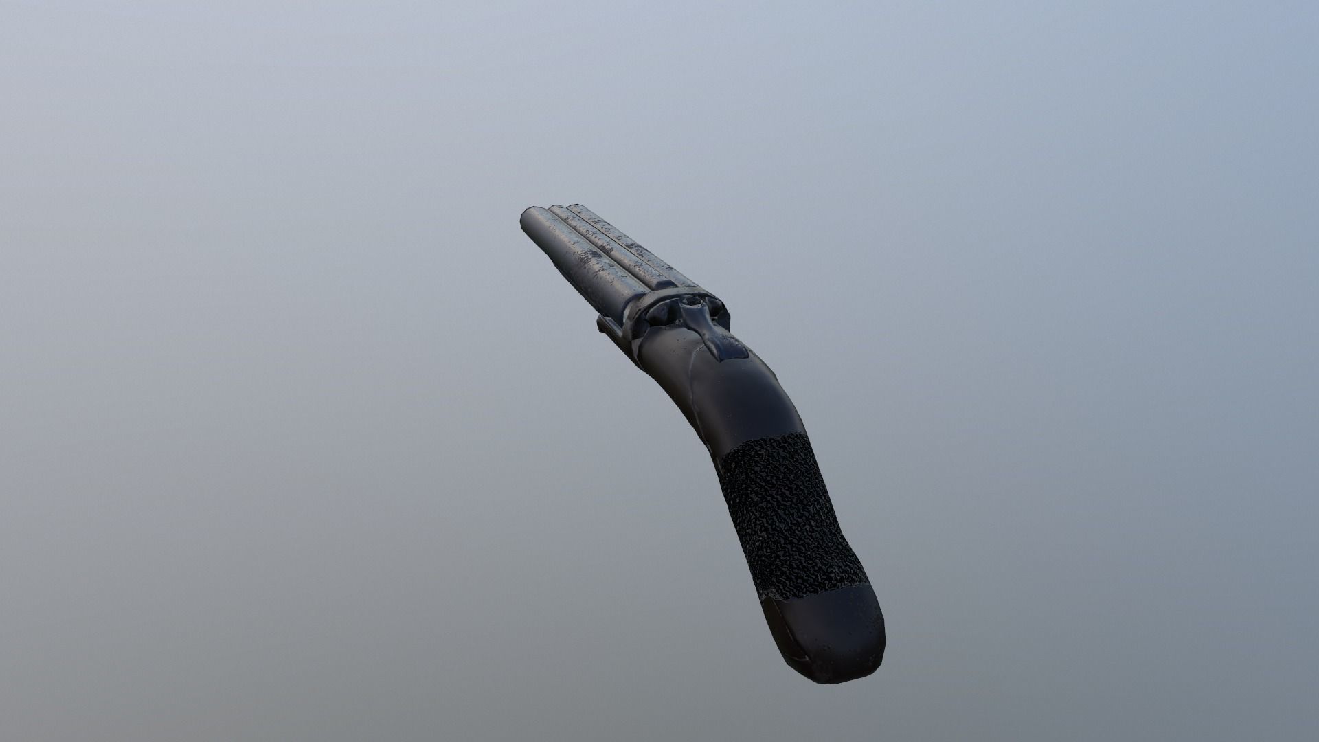 PostApocalypticGirl revolver Low-poly 3D model_20