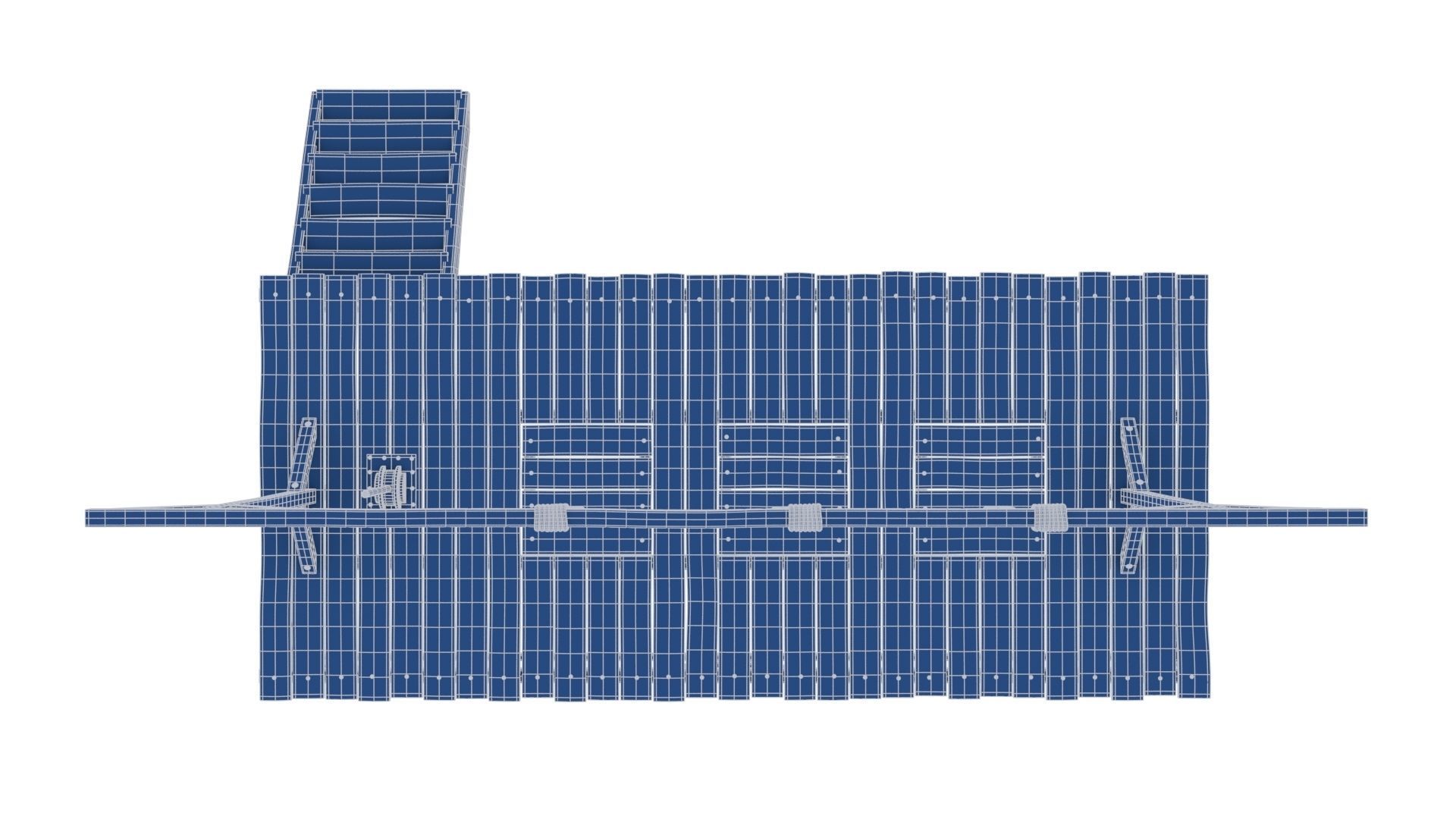 Gallows hanging platform 3D model_26