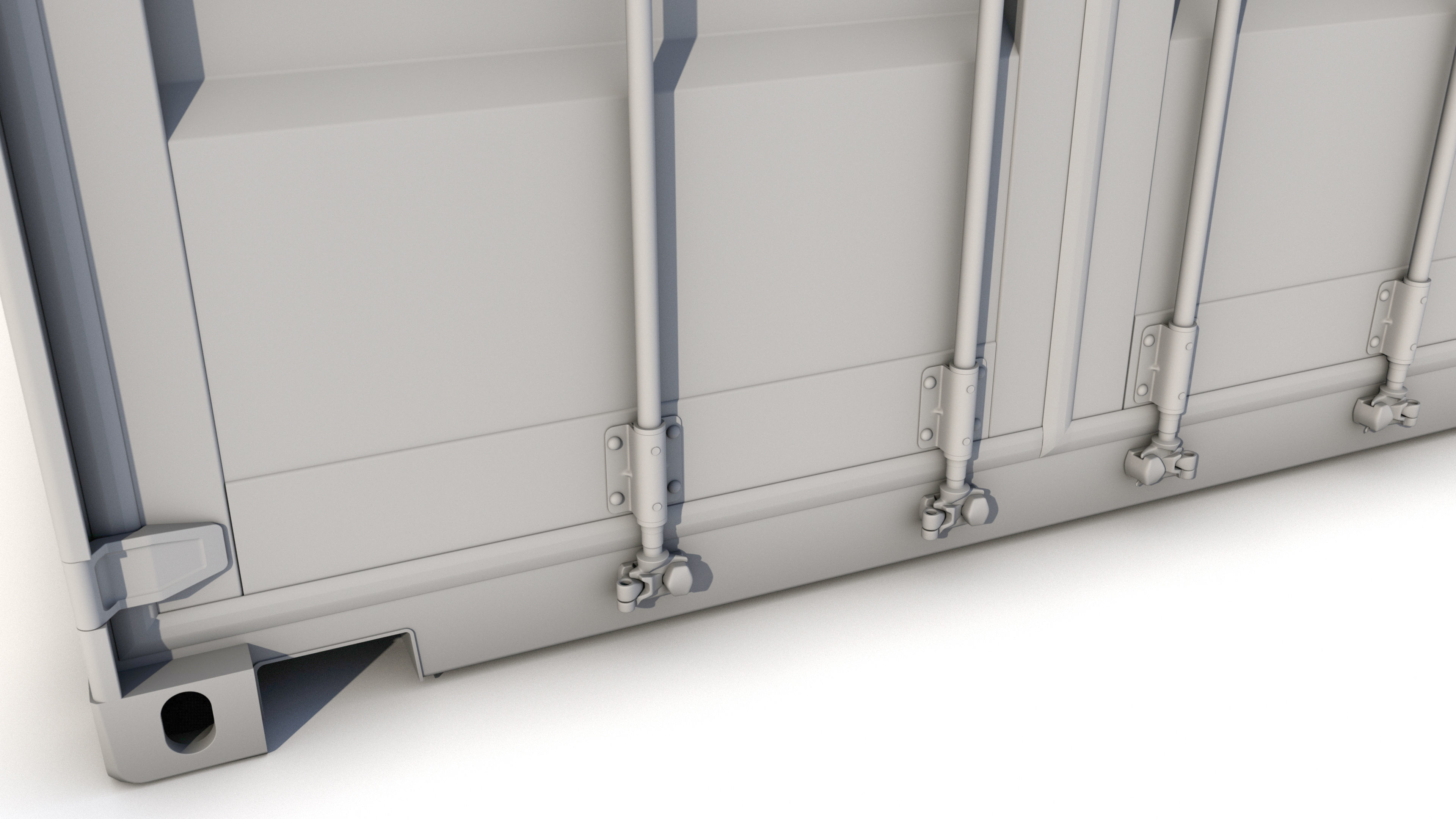 New 20ft Shipping Container 3D model_14
