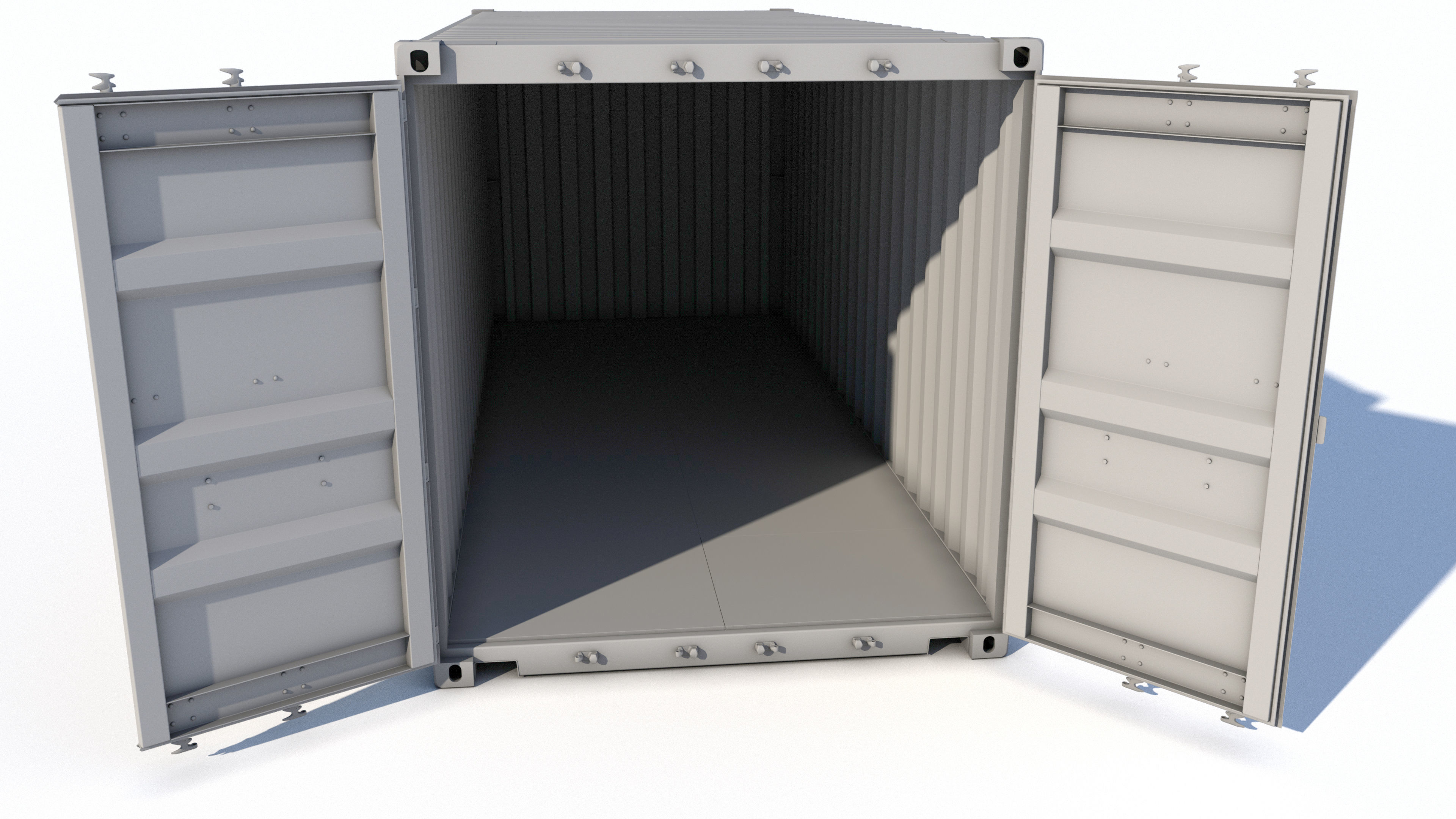 New 20ft Shipping Container 3D model_19