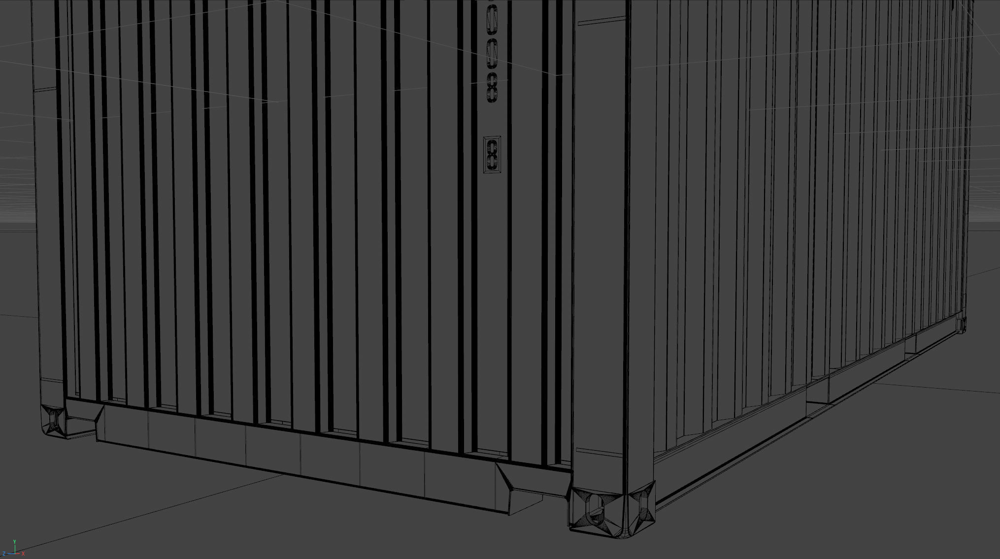 New 20ft Shipping Container 3D model_21