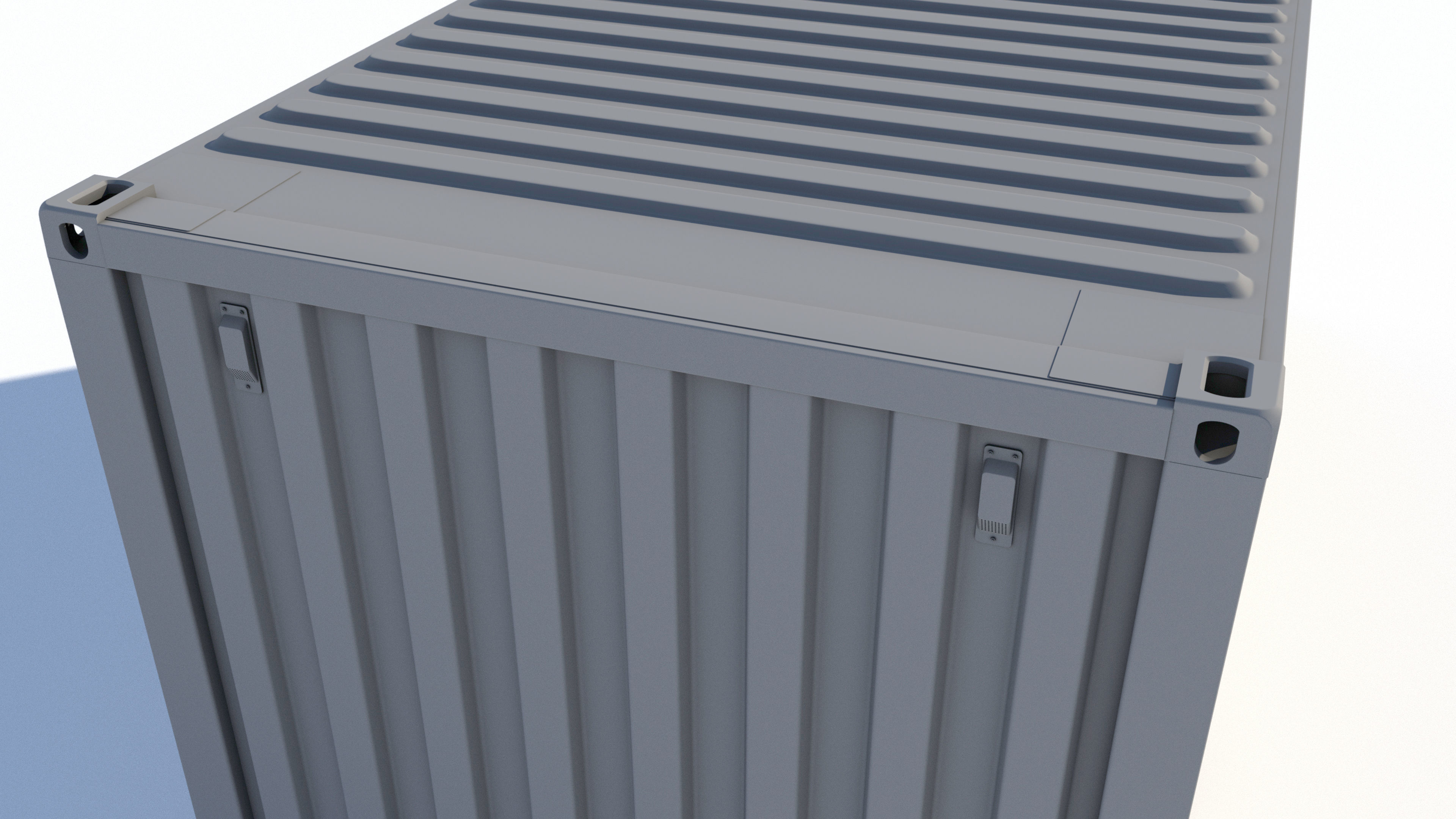 New 20ft Shipping Container 3D model_17