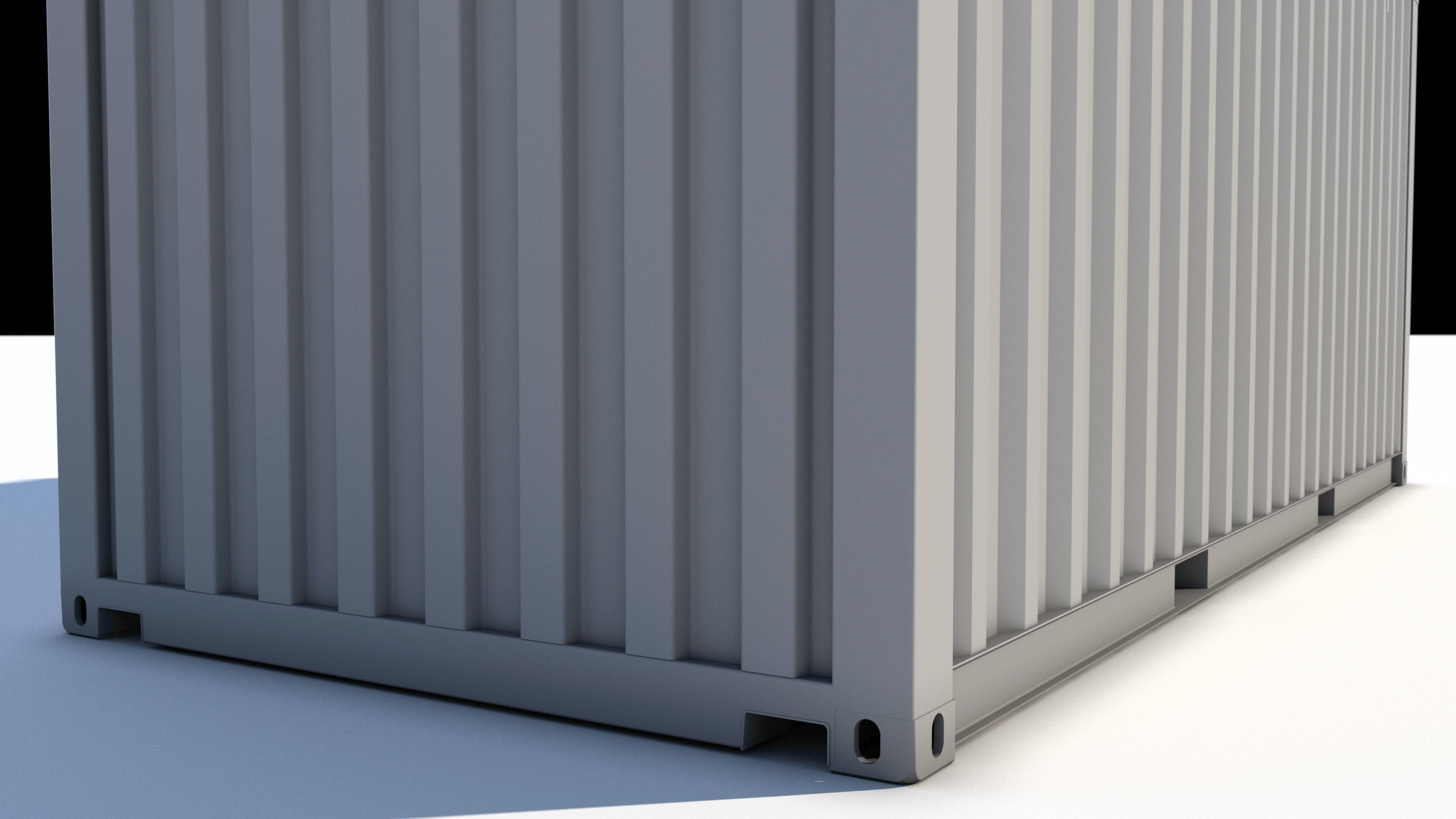 New 20ft Shipping Container 3D model_18