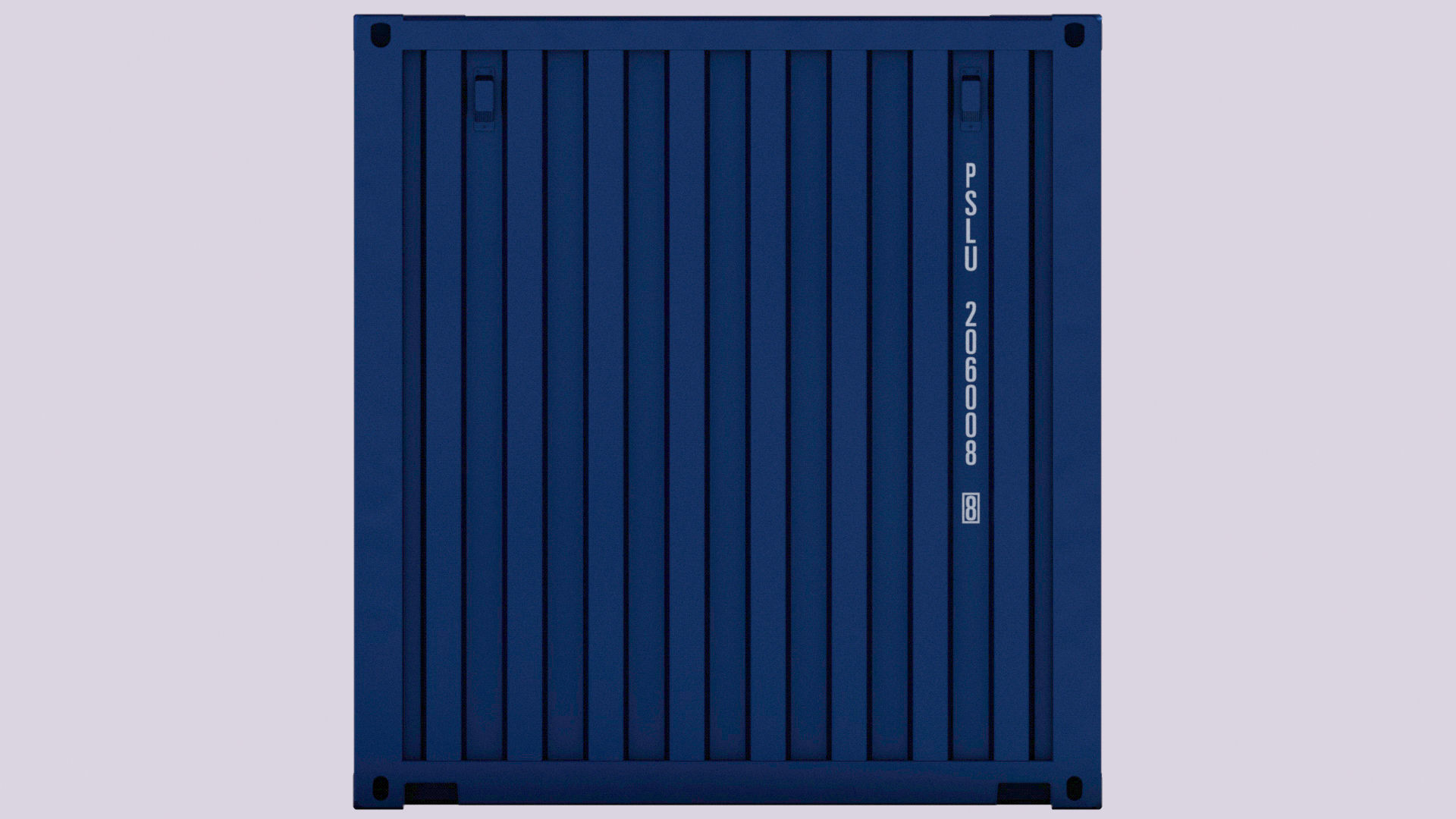 New 20ft Shipping Container 3D model_11