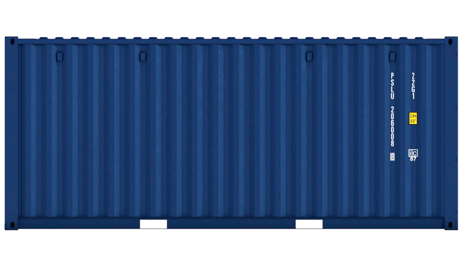 New 20ft Shipping Container 3D model_9