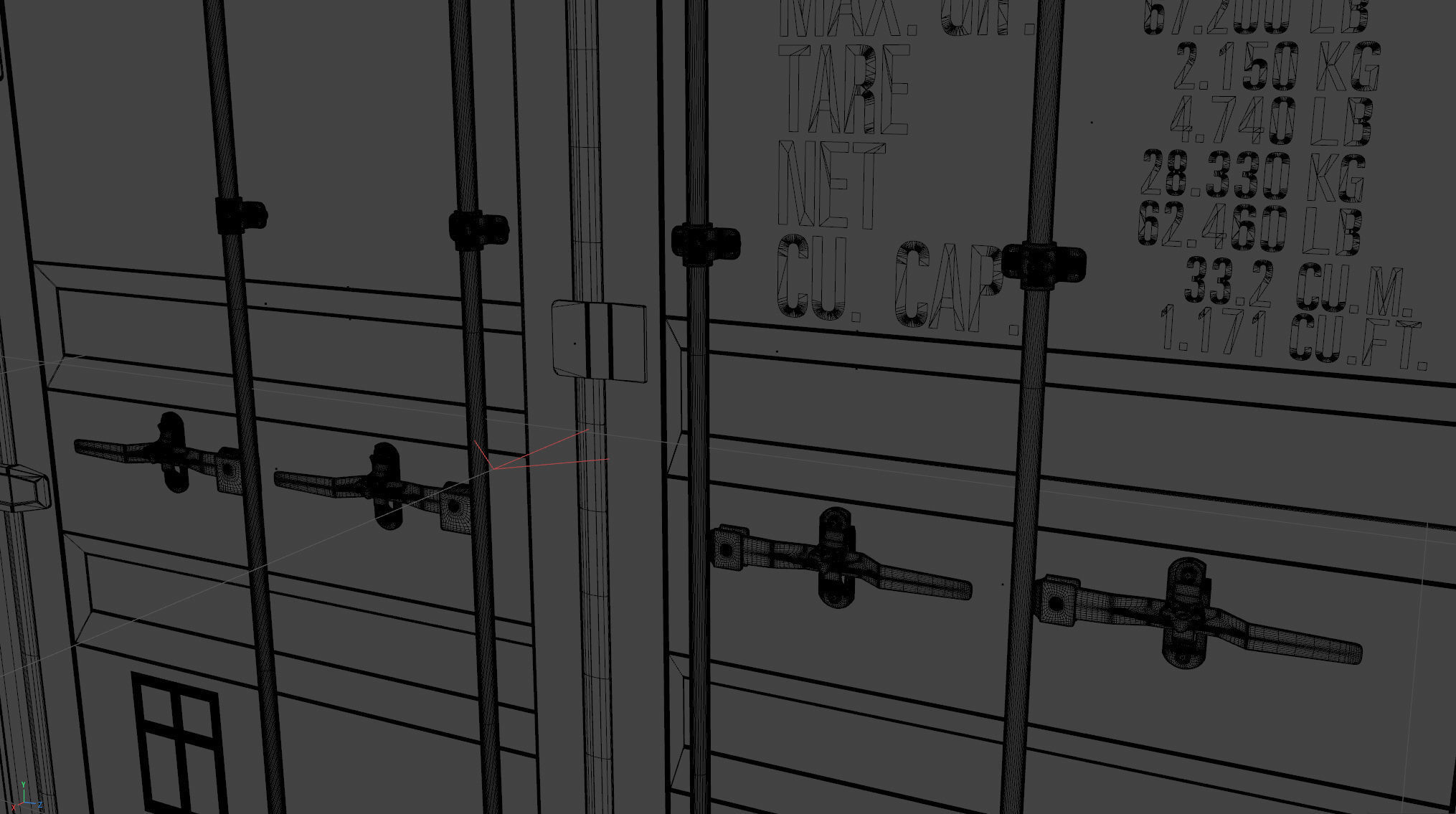 New 20ft Shipping Container 3D model_24