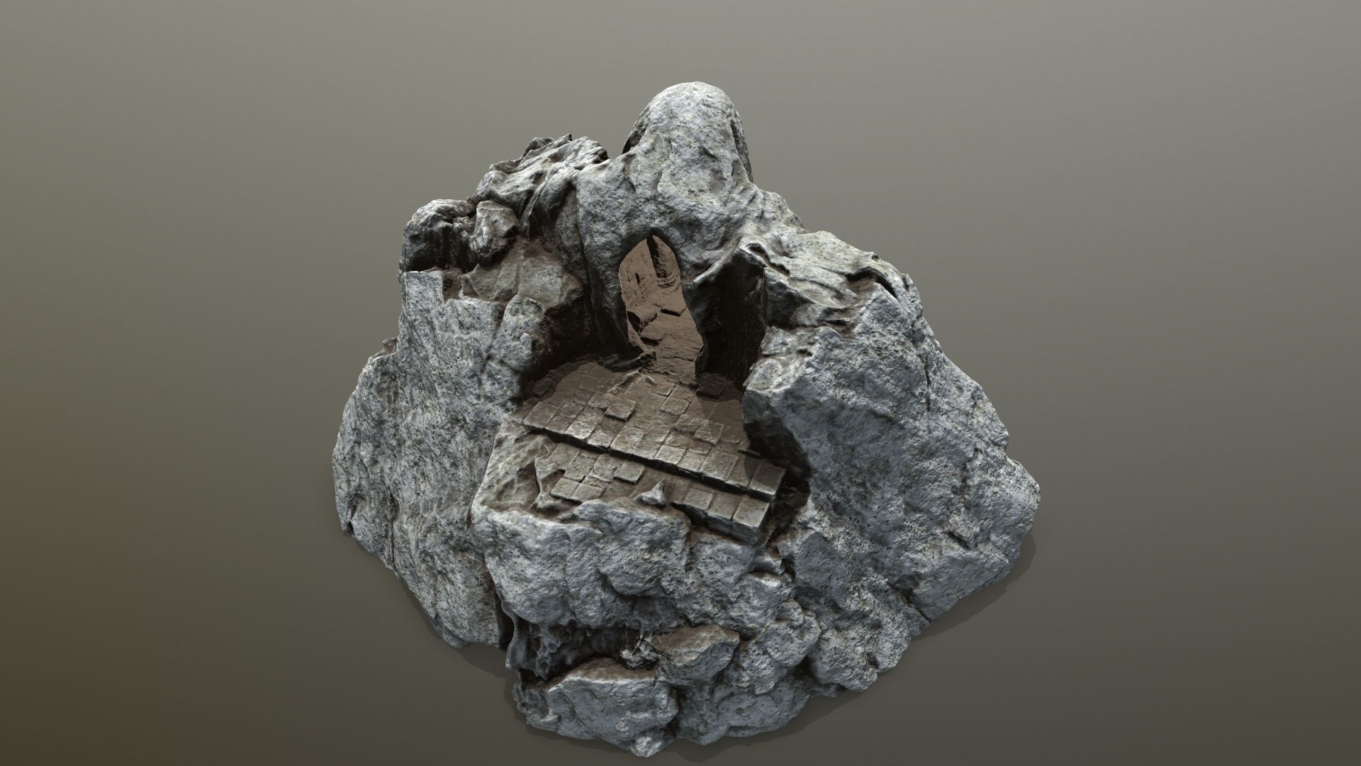 Soul Gate Low-poly 3D model_16