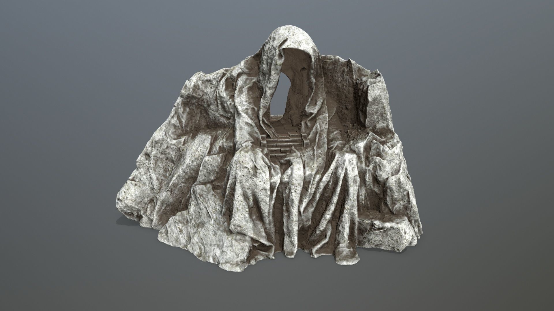 Soul Gate Low-poly 3D model_1