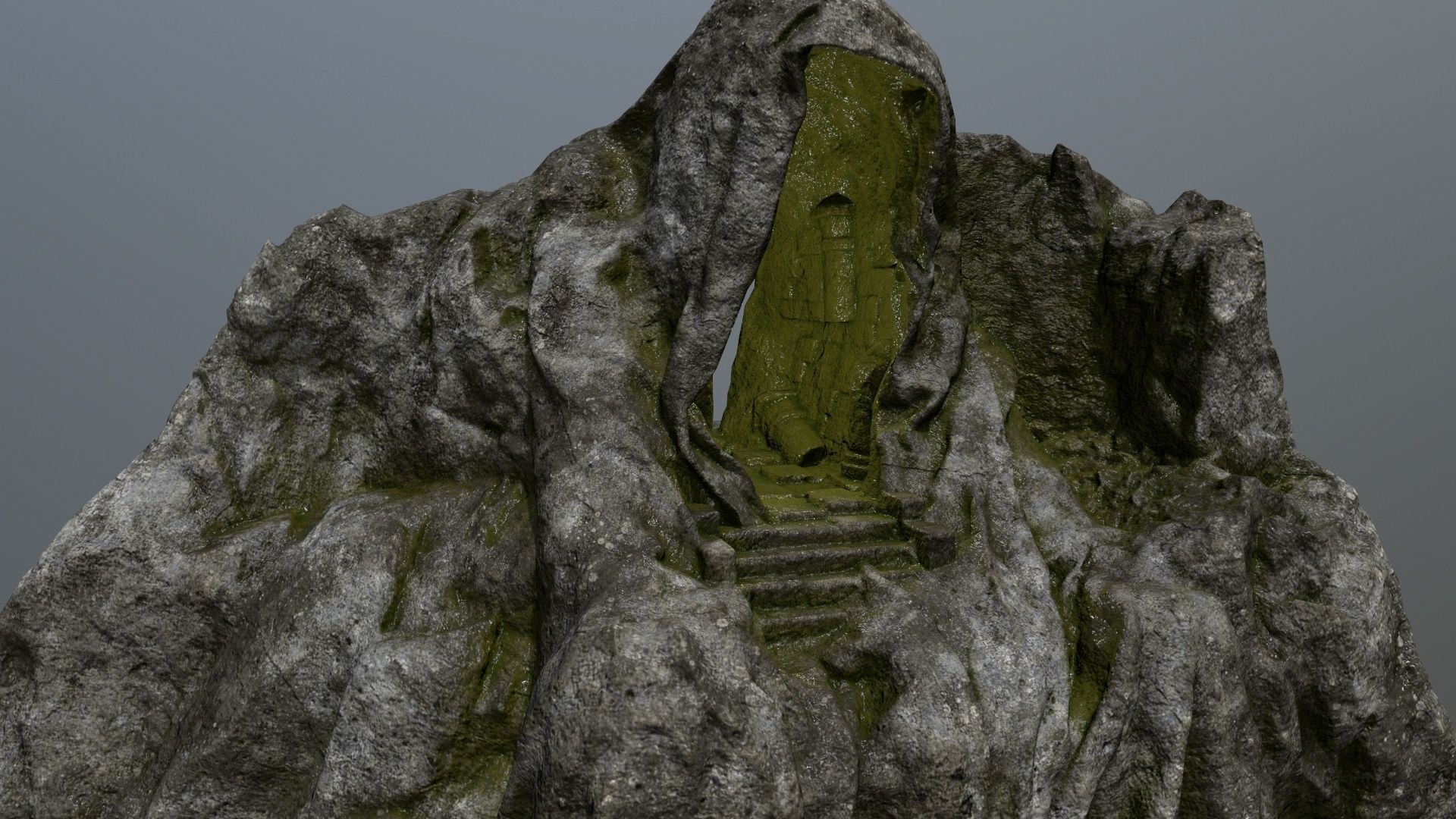 Soul Gate  Low-poly 3D model_16