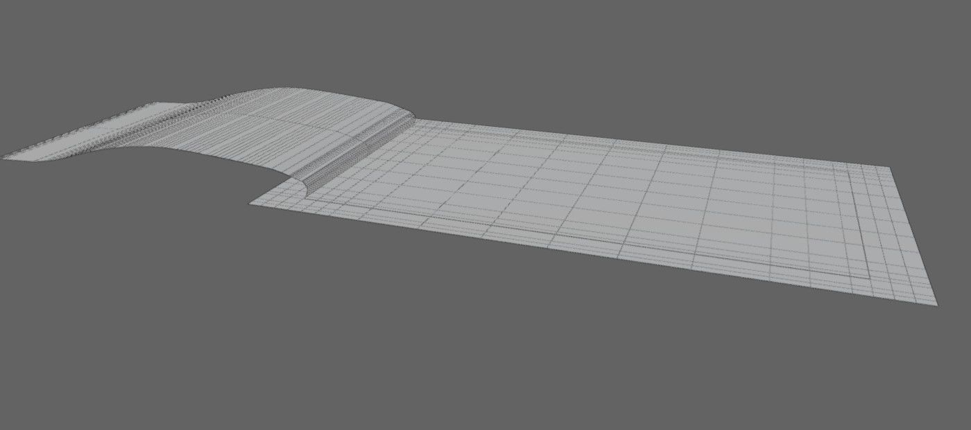 Blank Voucher Coupon Free low-poly 3D model_6