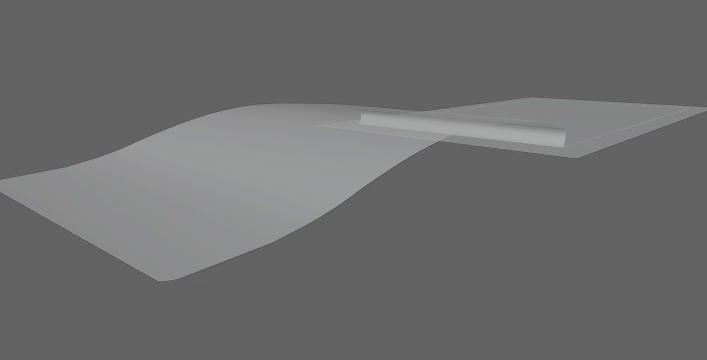 Blank Voucher Coupon Free low-poly 3D model_9