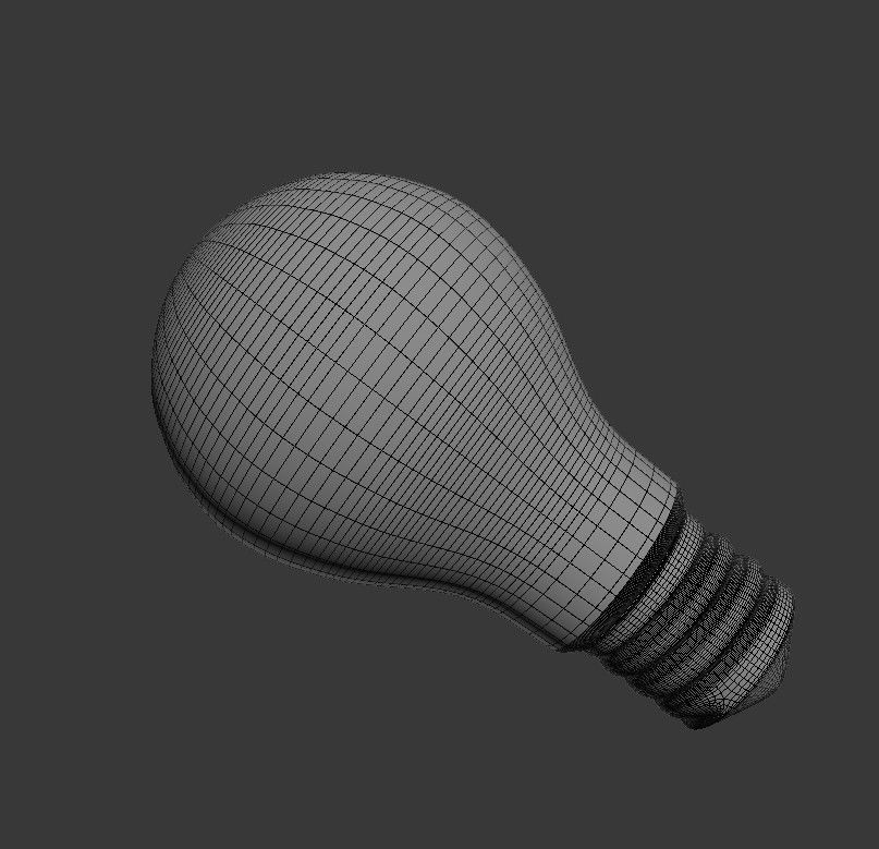 light bulb 3D model_3