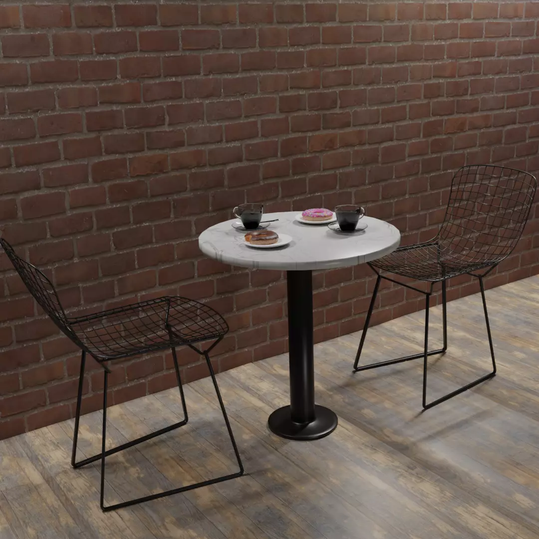 Cafe Interior Free 3D model