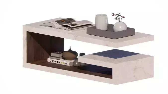 modern table 3d model 