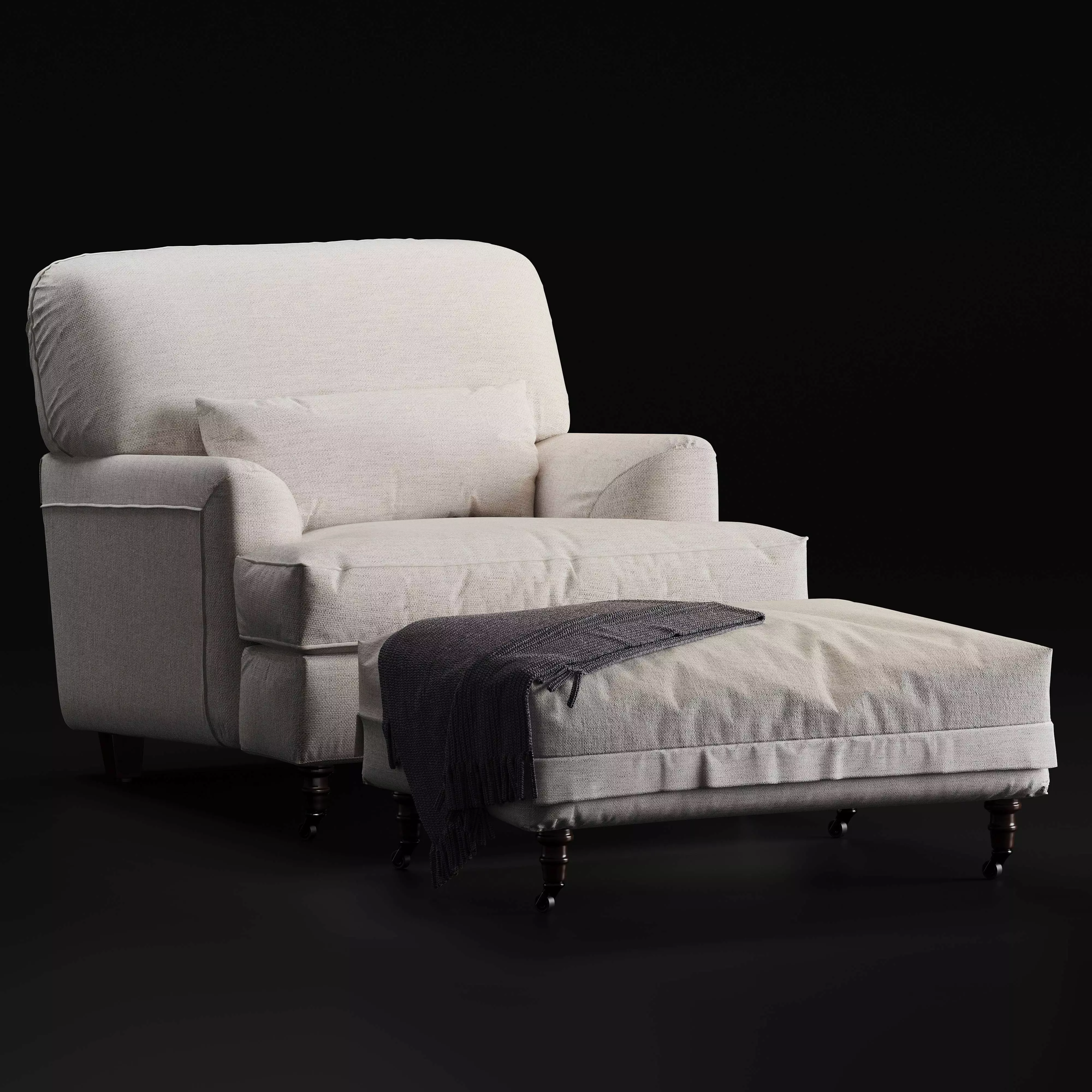 De Padova Raffles chair 3D model