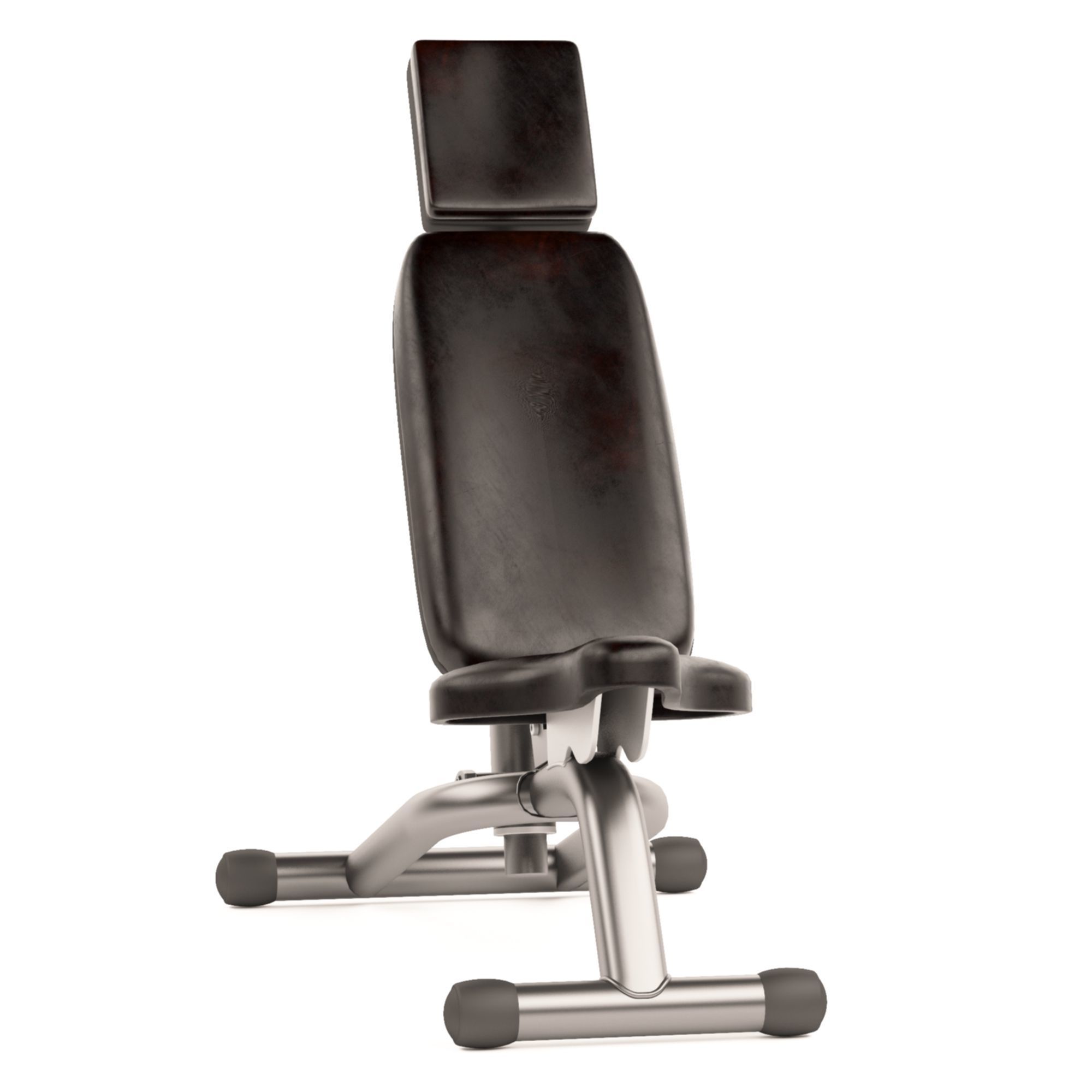 Bench Press Exercise Machine 3D model_2