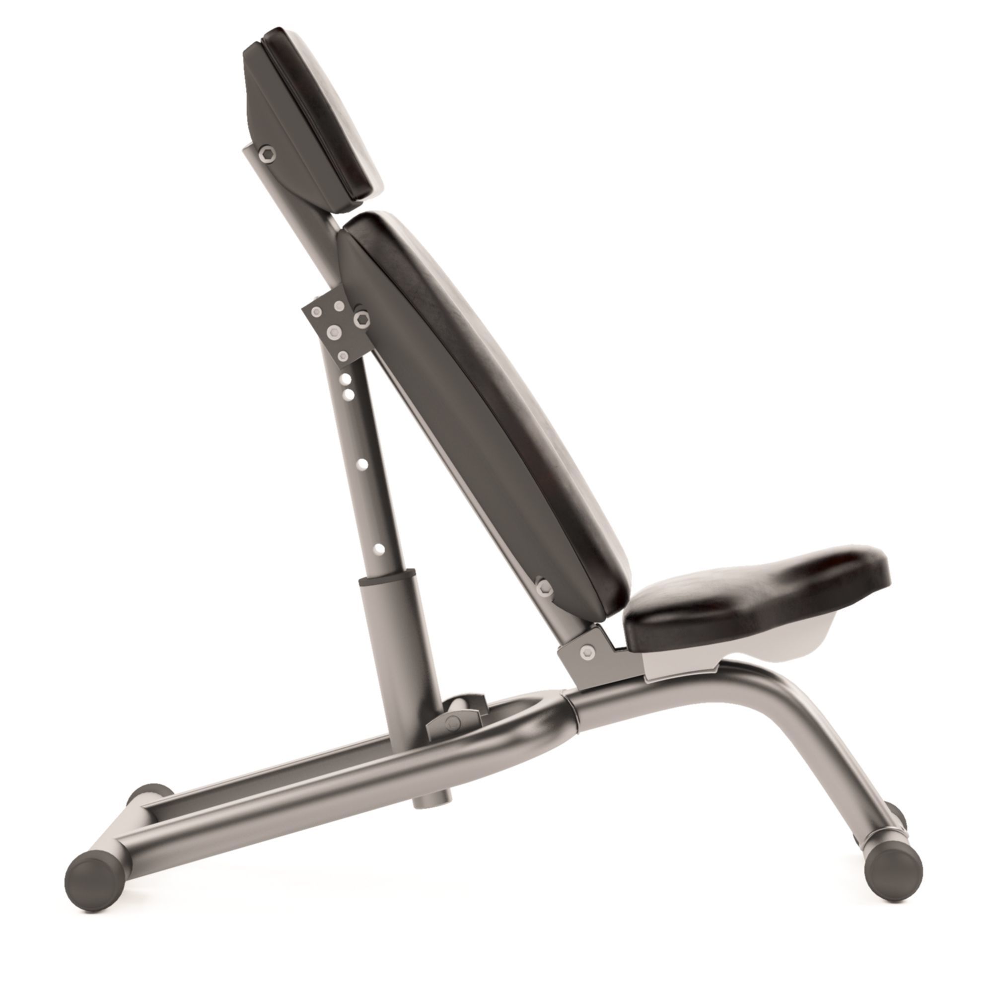 Bench Press Exercise Machine 3D model_3