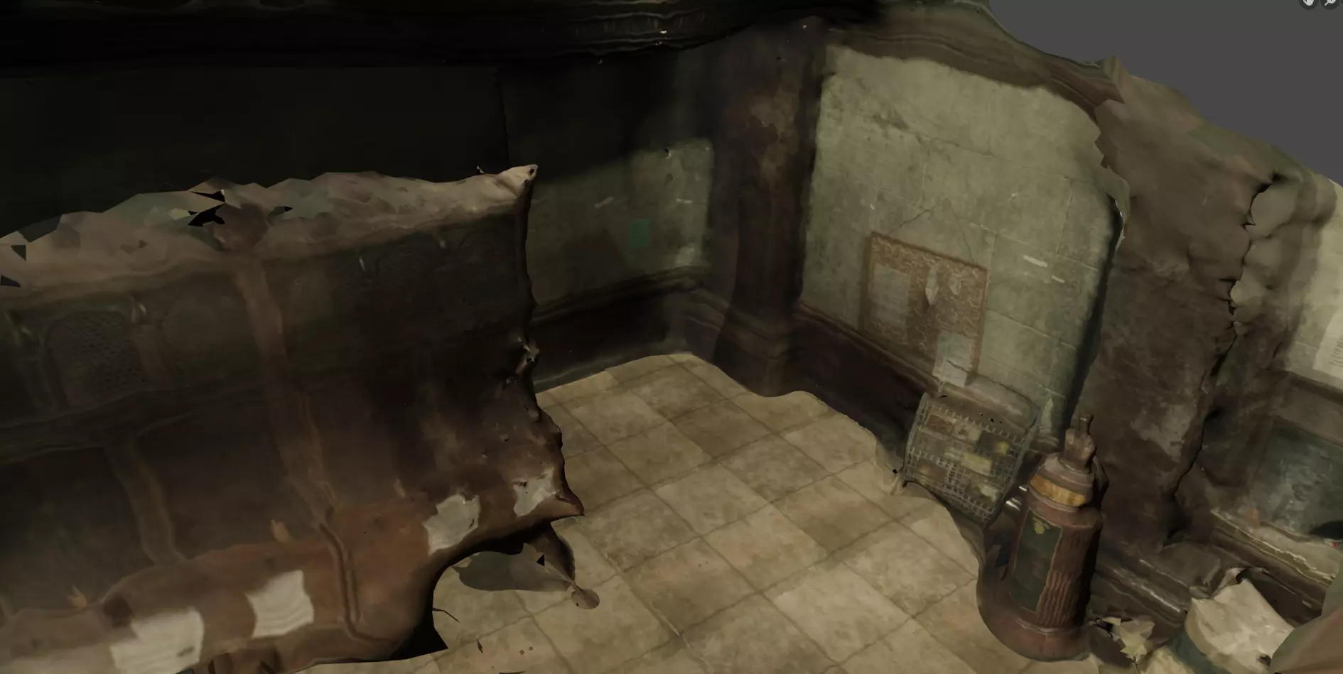 rpd map resident evil 2and3 3D model_0