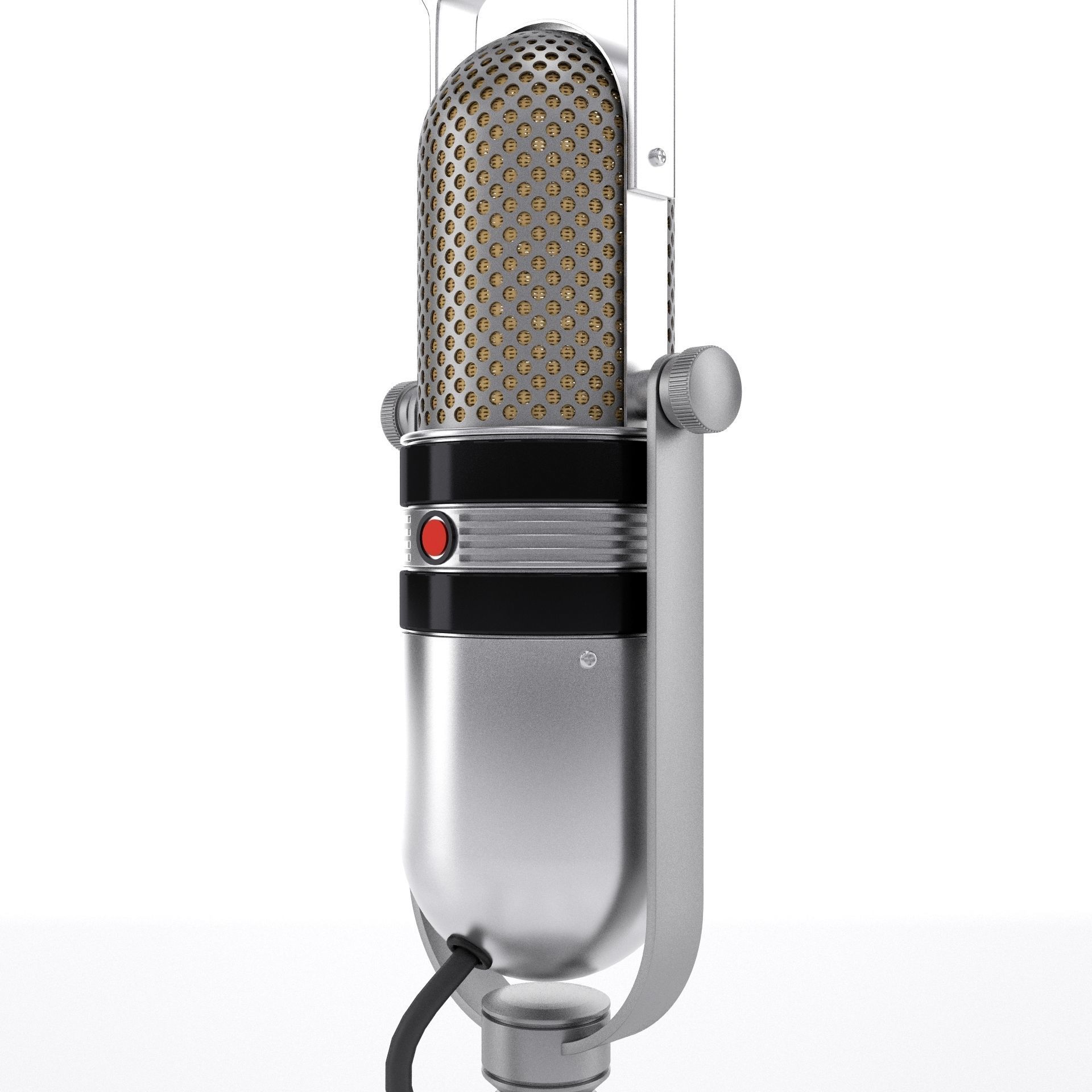 Microphone KMO Vintage 3D model_9