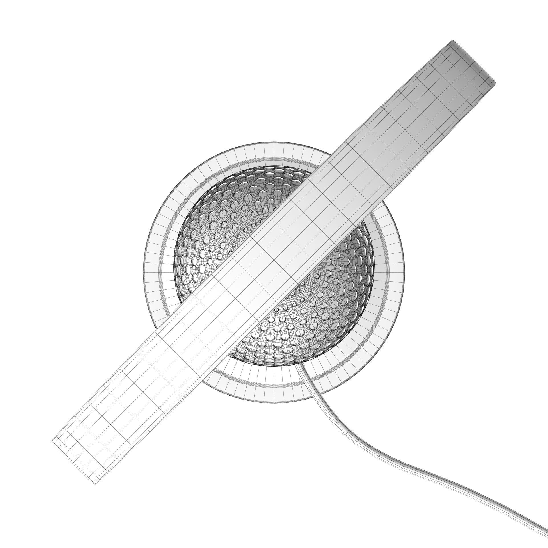 Microphone KMO Vintage 3D model_18