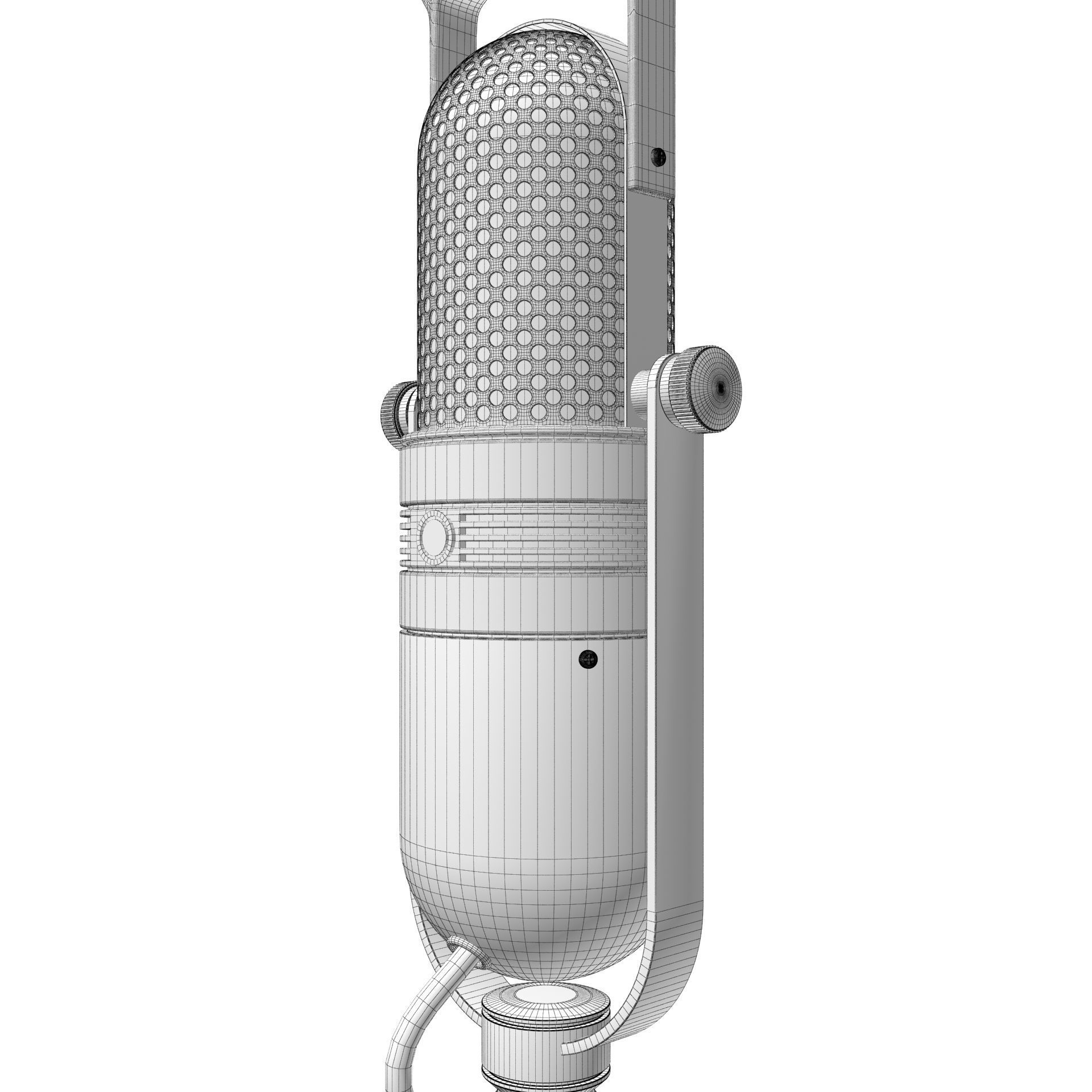 Microphone KMO Vintage 3D model_19