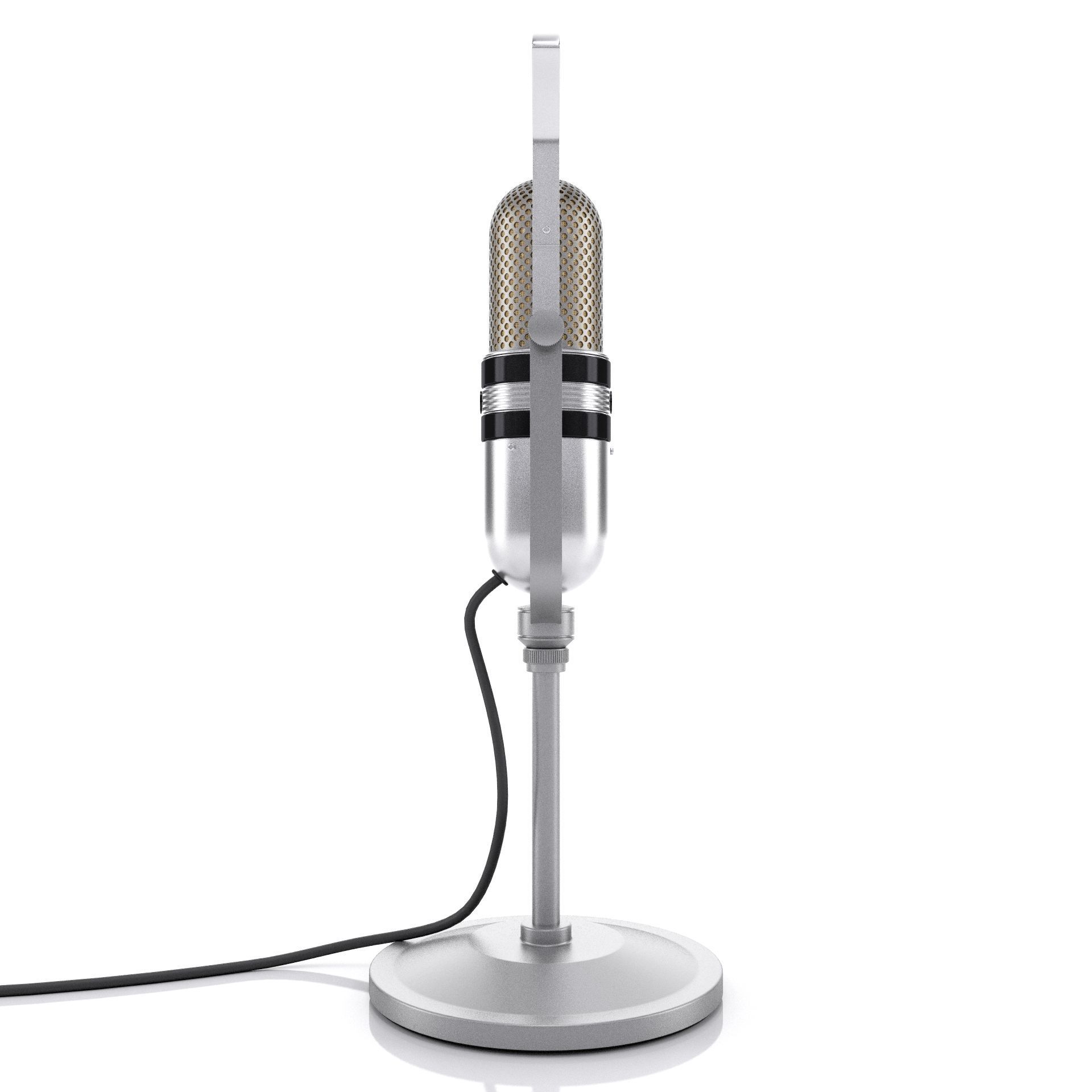 Microphone KMO Vintage 3D model_5