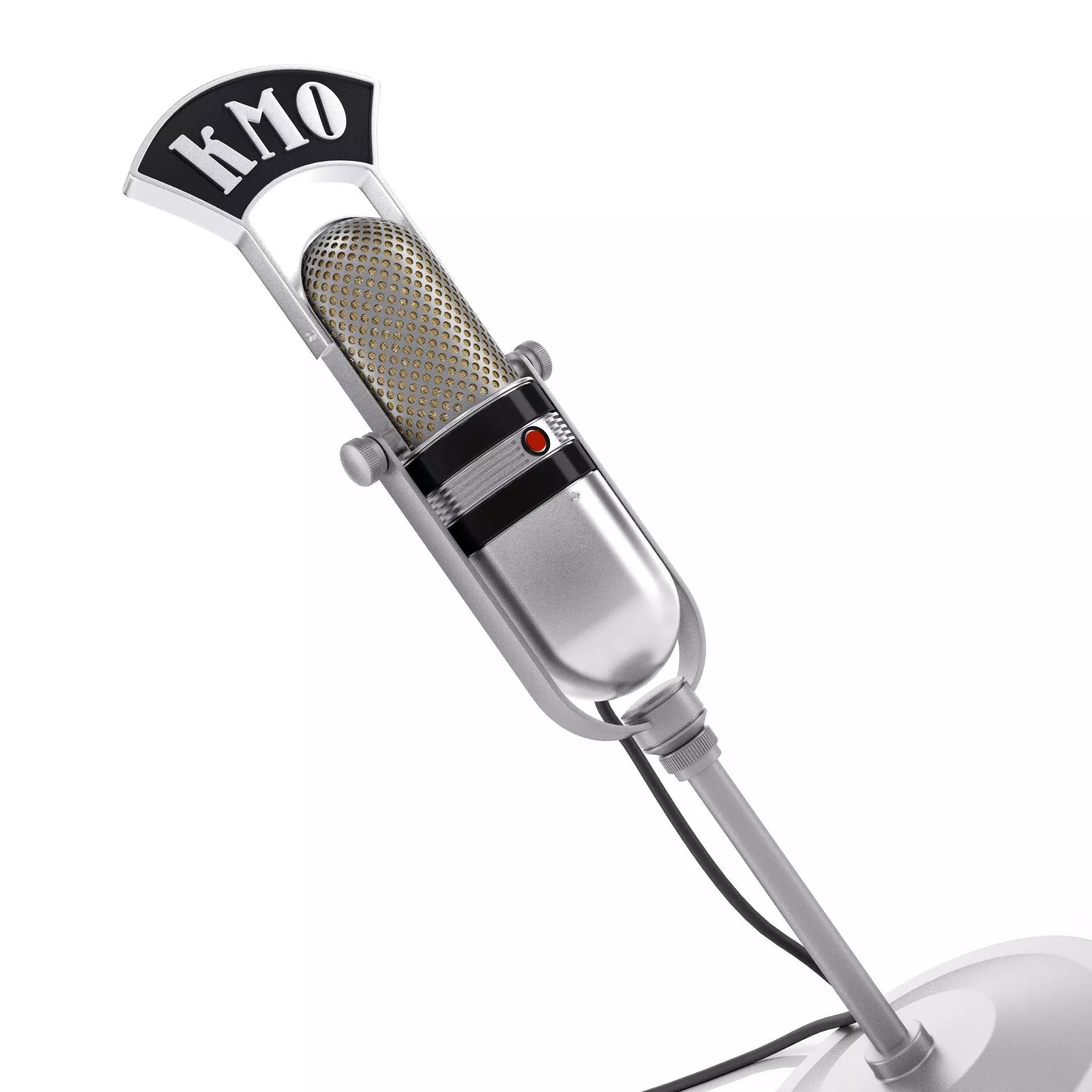 Microphone KMO Vintage 3D model_0