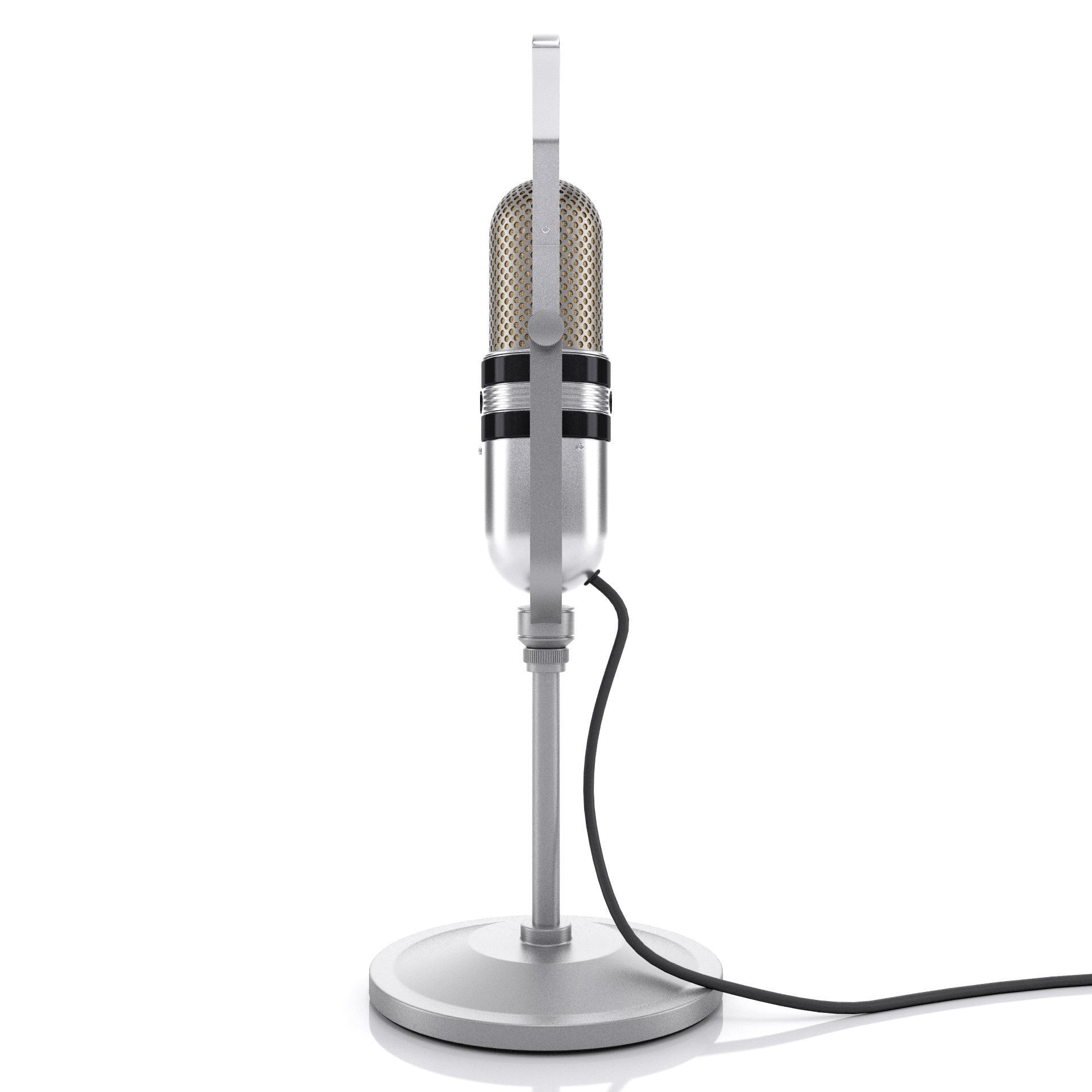 Microphone KMO Vintage 3D model_6