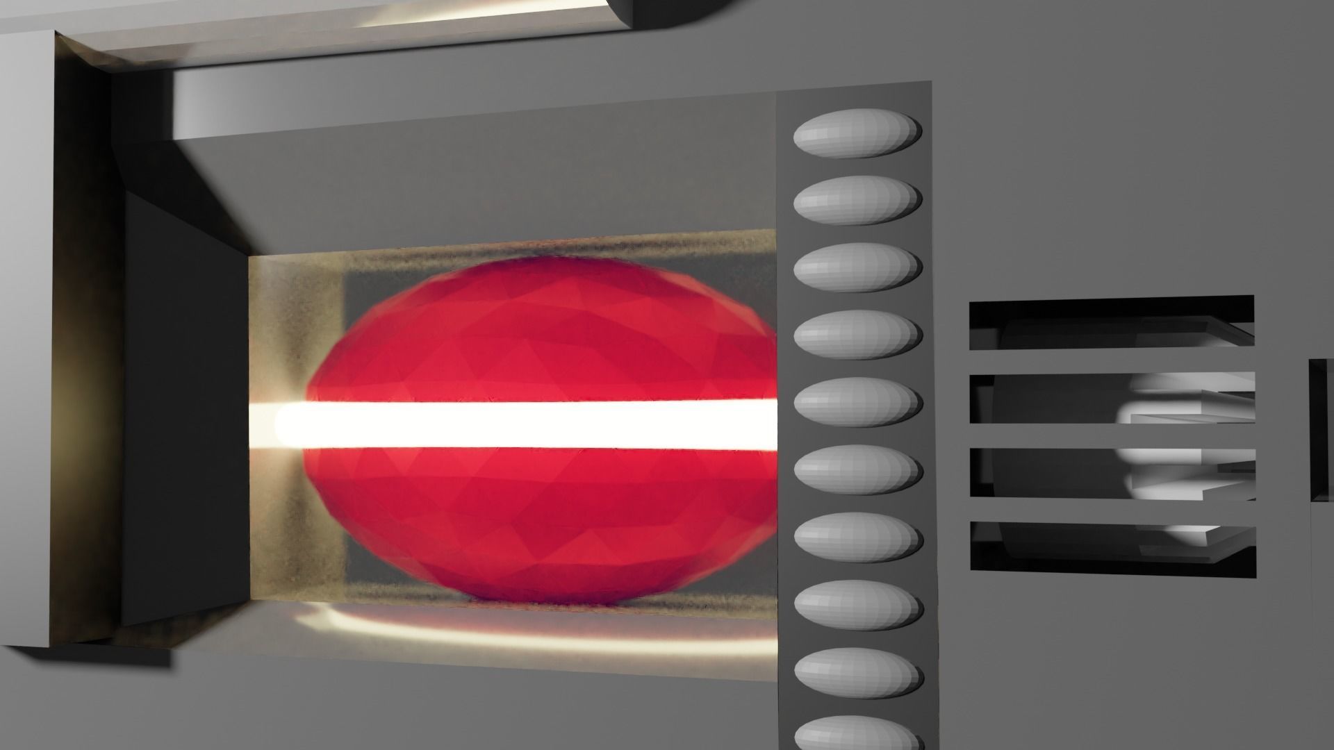 Space Gun Blender 3D model_2