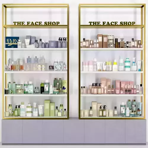 Showcase with cosmetics 21