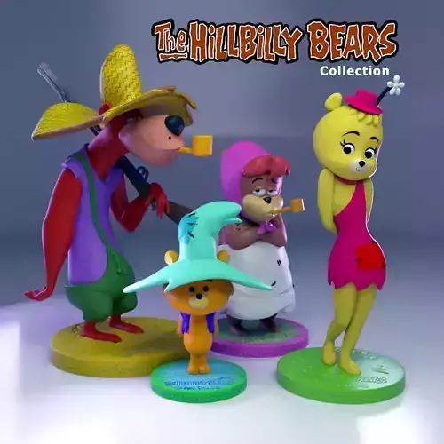The HillBilly Bears - Collection 3D print model
