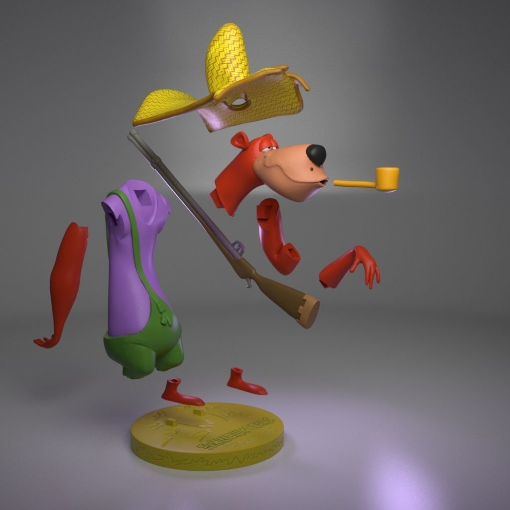 The HillBilly Bears - Collection 3D print model_5
