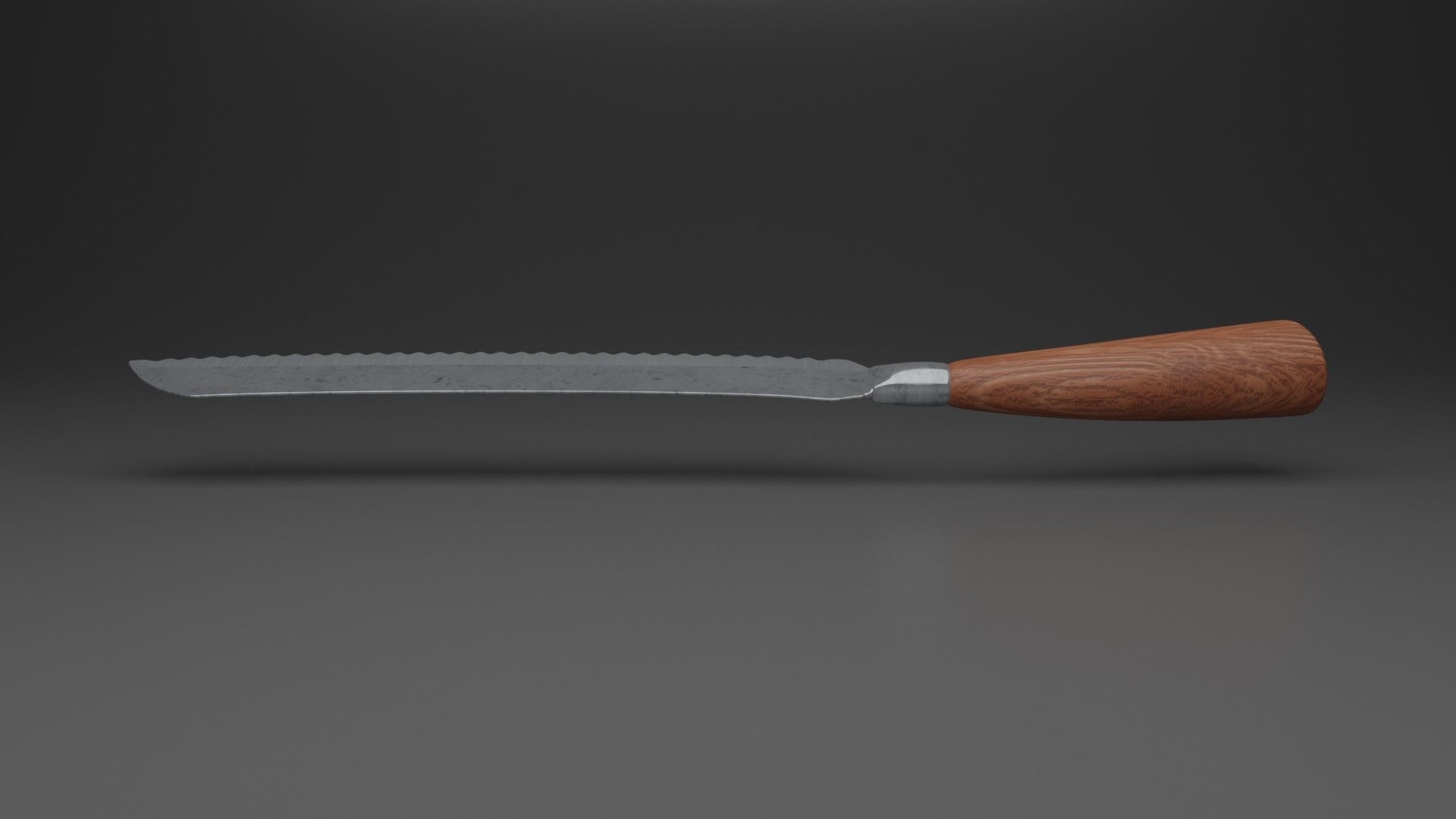 Bread knife 3D model_5