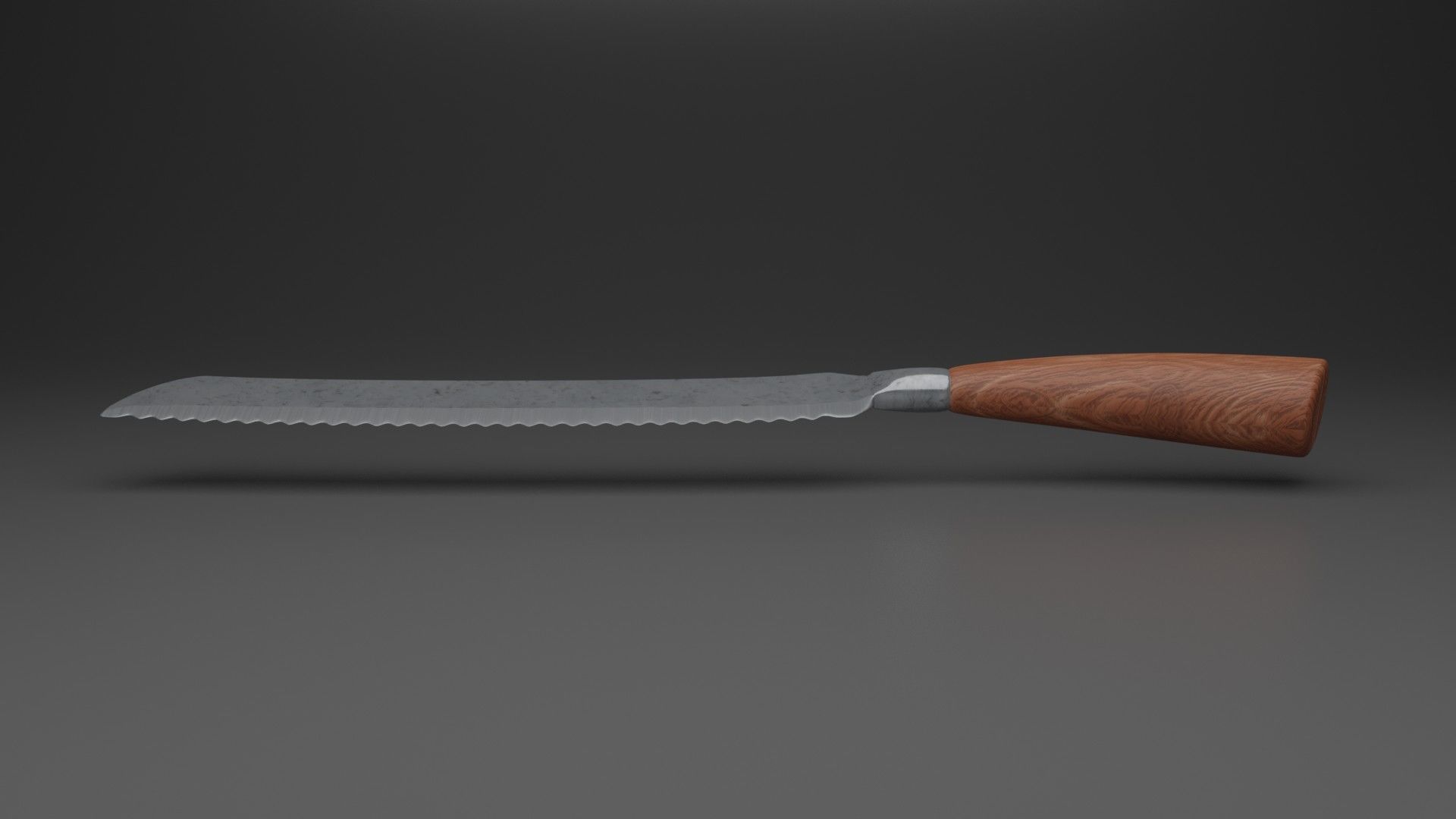 Bread knife 3D model_4