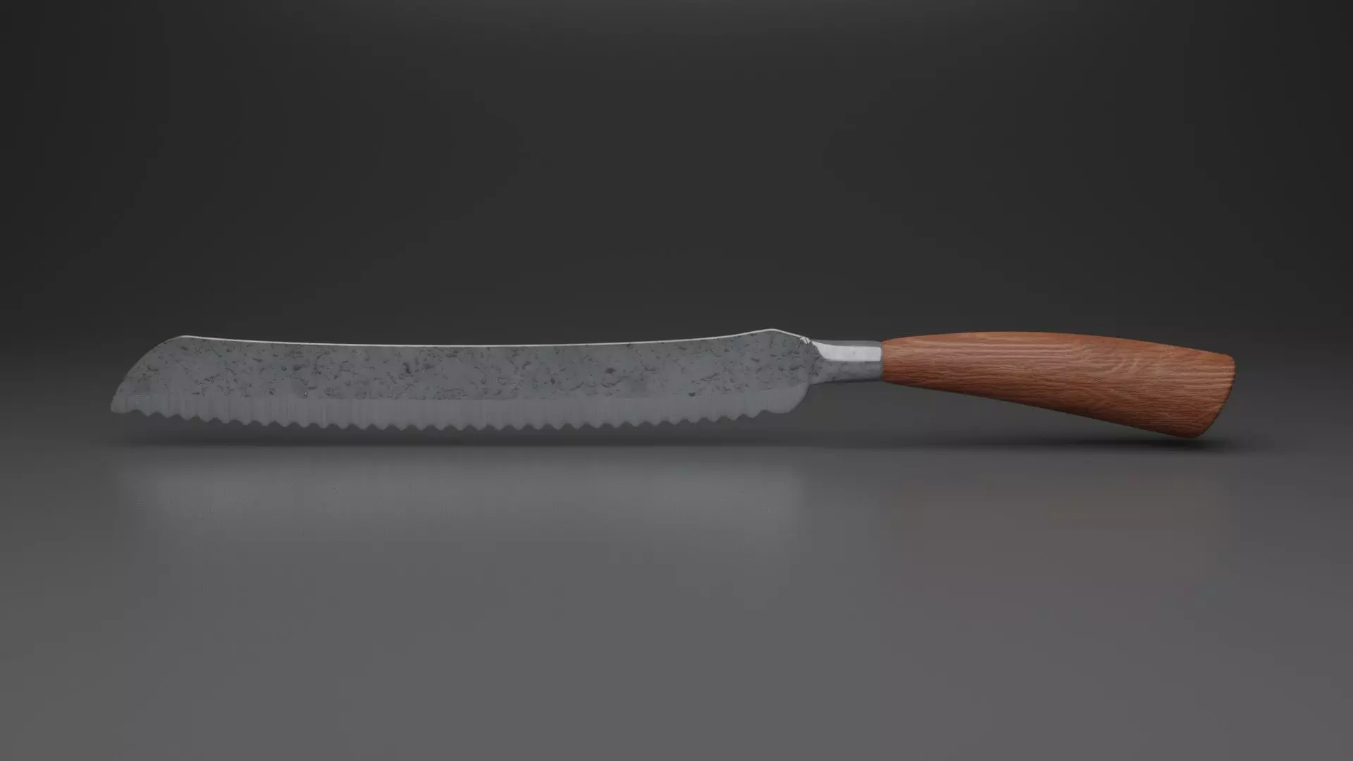 Bread knife 3D model_0