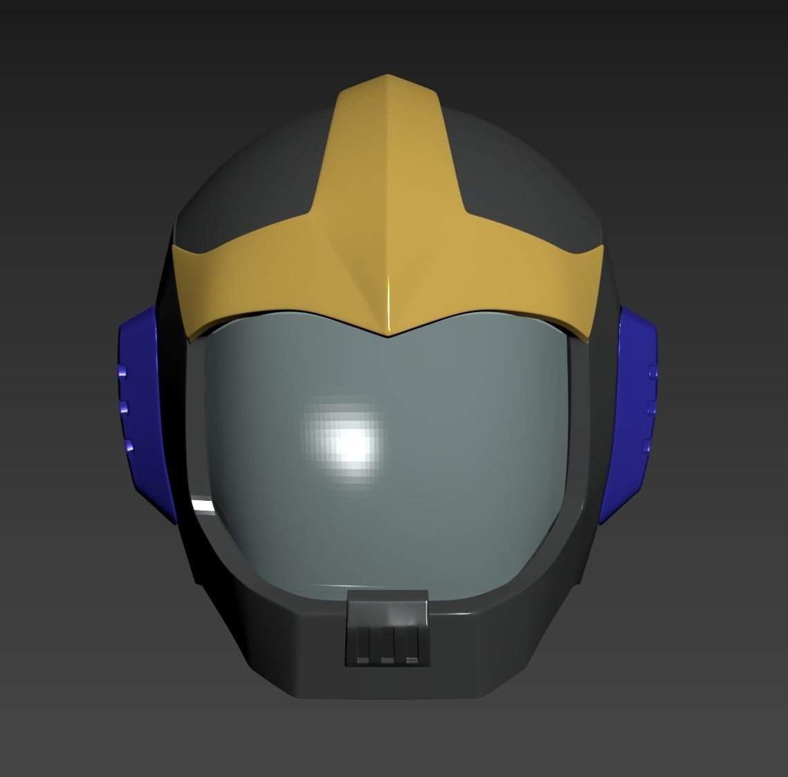 Mobile Suit Gundam Zeon Black Tri-Stars Pilot Helmet 3D print model_1